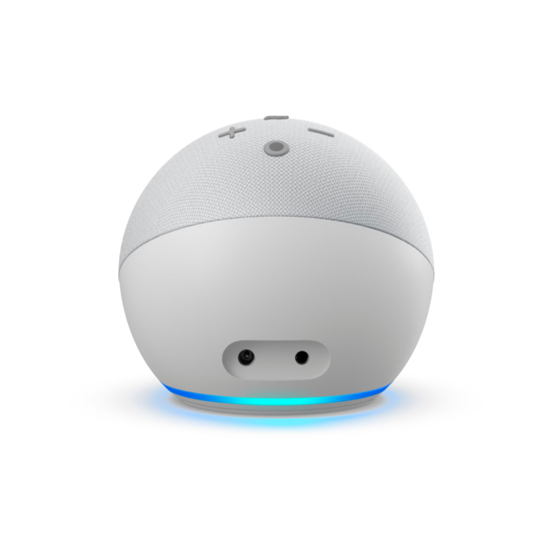 Amazon Echo Dot (4th Gen) Smart Speaker with Alexa - White - Perfect for Home, Office & Music Streaming