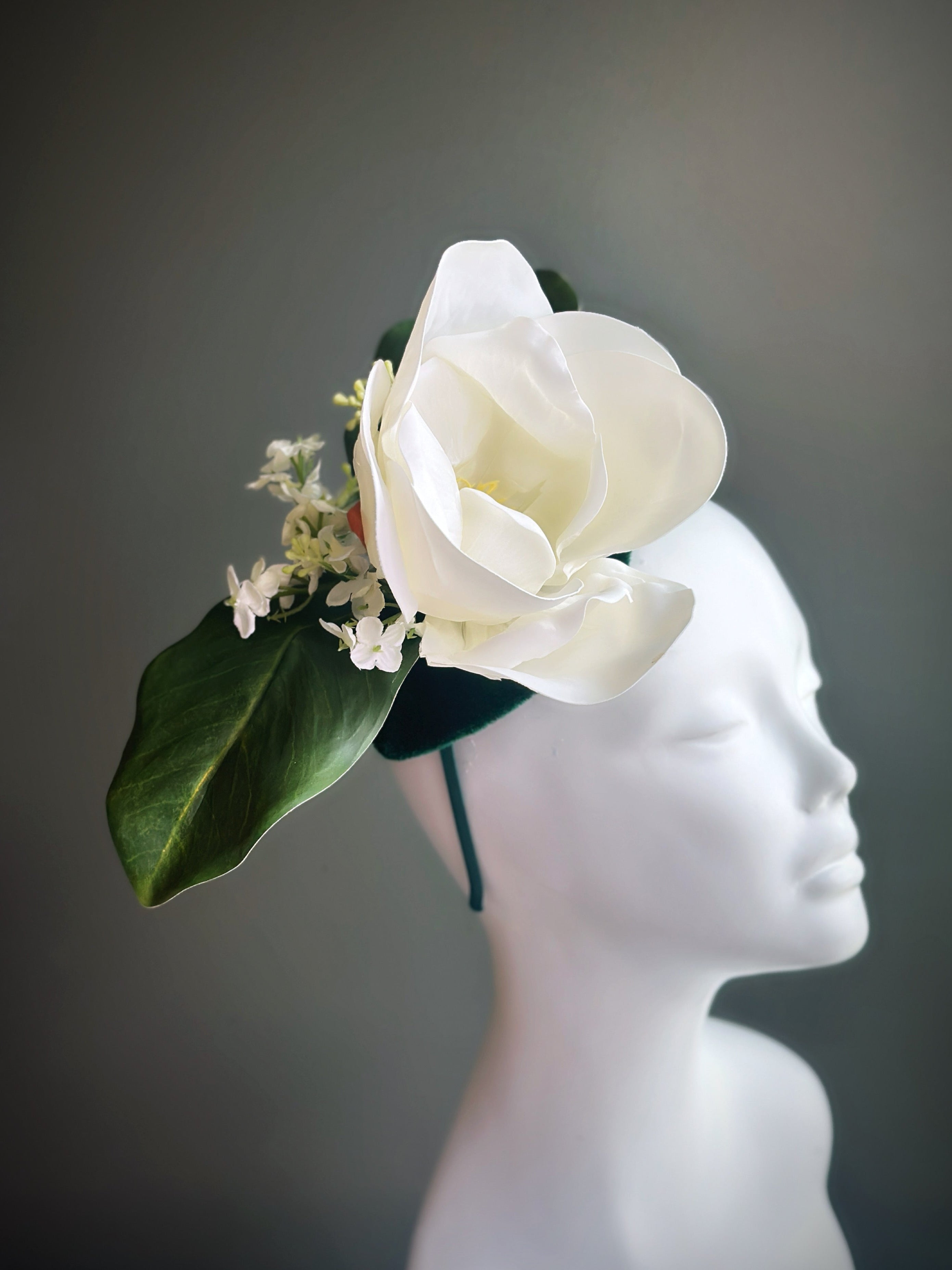 Elegant White Fascinator Hat for Women - Perfect for Weddings, Tea Parties & Garden Events | Garden Muse