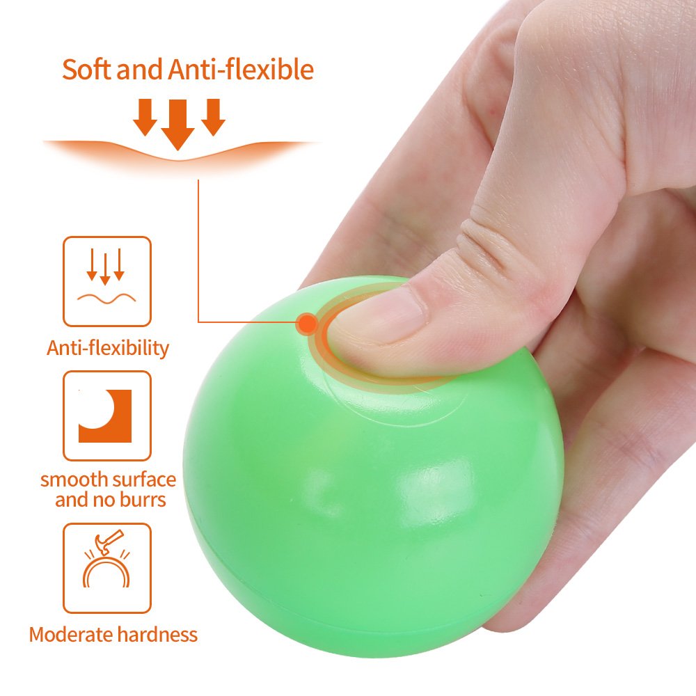 PlayMaty 2.36 Inch Non-Toxic Plastic Ball Pit Balls - Phthalate & BPA Free, 70-Pack for Kids, Toddlers & Babies - Perfect for Playhouses, Tents, Playpens, Pools & Party Decorations