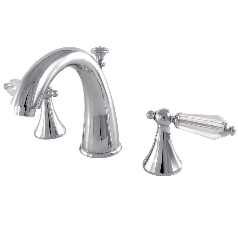 Aqua Eden KS2971WLL 8-Inch Widespread Bathroom Faucet - Modern Brushed Nickel Finish for Vanity Sink - Perfect for Home & Hotel Bathroom Renovation