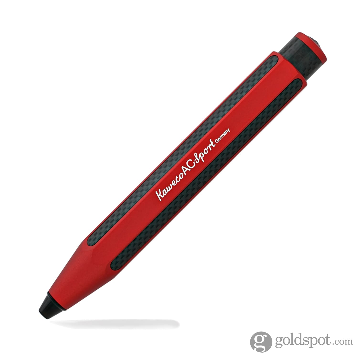 Kaweco AC Sport Carbon Red Ballpoint Pen - Premium Writing Instrument for Professionals, Students & Everyday Use