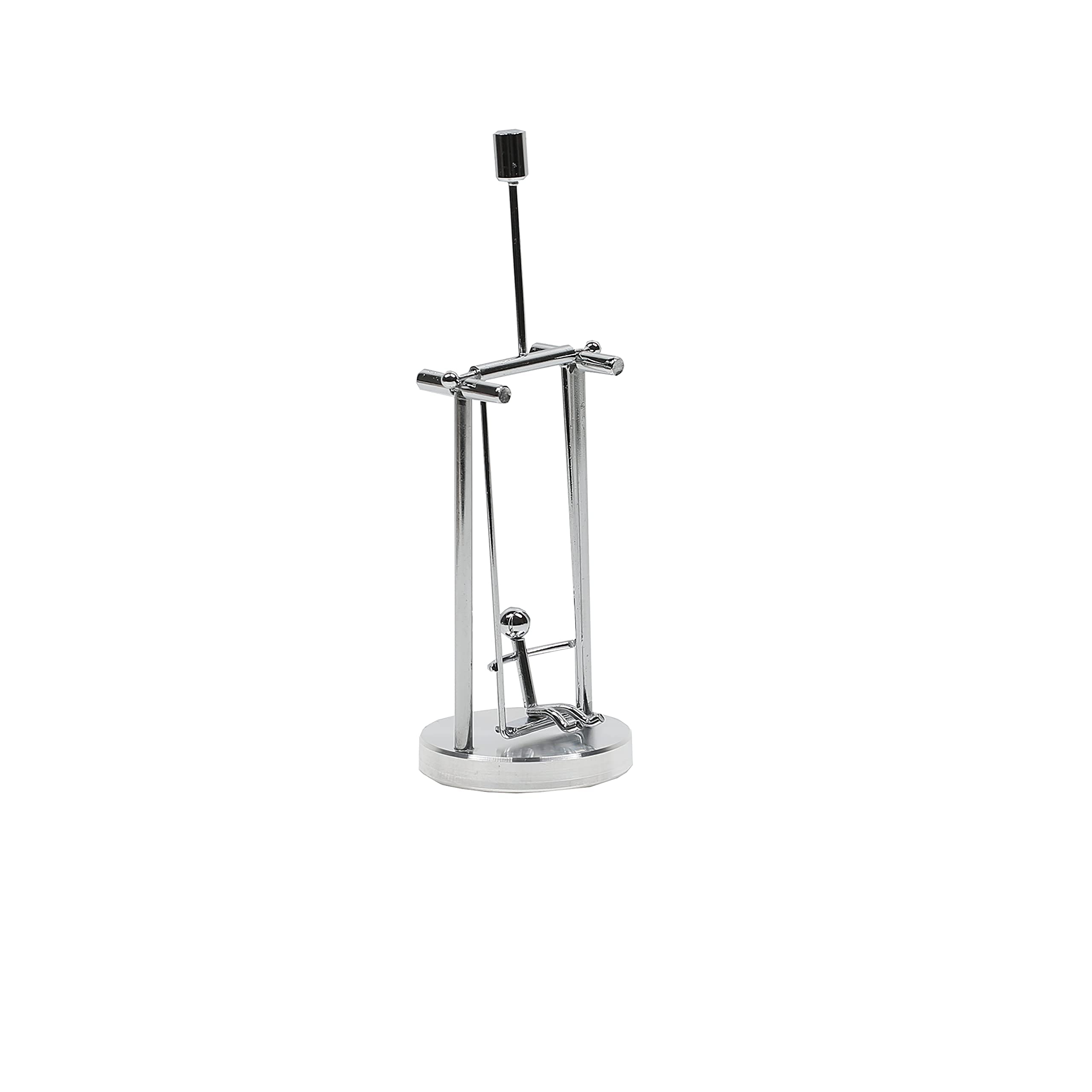 MagicTech Steel Balance Toy - Kinetic Art Desk Decor for Stress Relief & Office Relaxation | Fun Physics Science Toy for Kids & Adults | Perfect for Home, Office, or Gift Giving