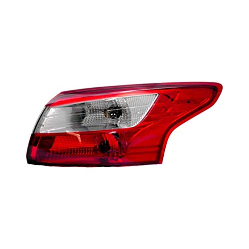 Replacement Passenger Side Outer Tail Light for Ford Focus Sedan - High-Quality OEM Style Tail Lamp - Perfect for Night Driving & Enhanced Safety