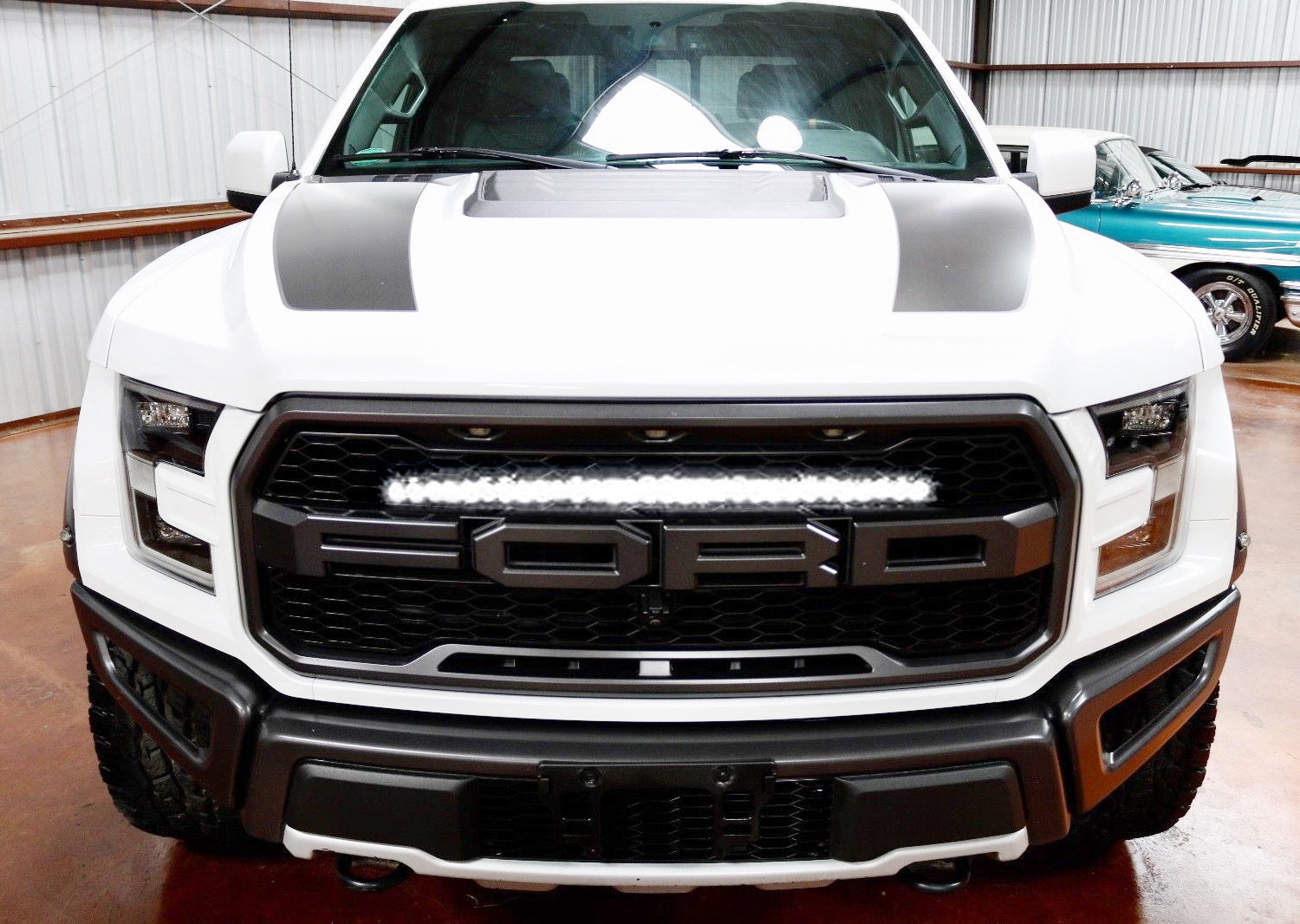 150W 30-Inch LED Light Bar with Hidden Behind Grill Mounts & Wiring Kit - Compatible with 2017-2020 Ford Raptor - Perfect for Off-Roading, Truck Lighting & Night Driving