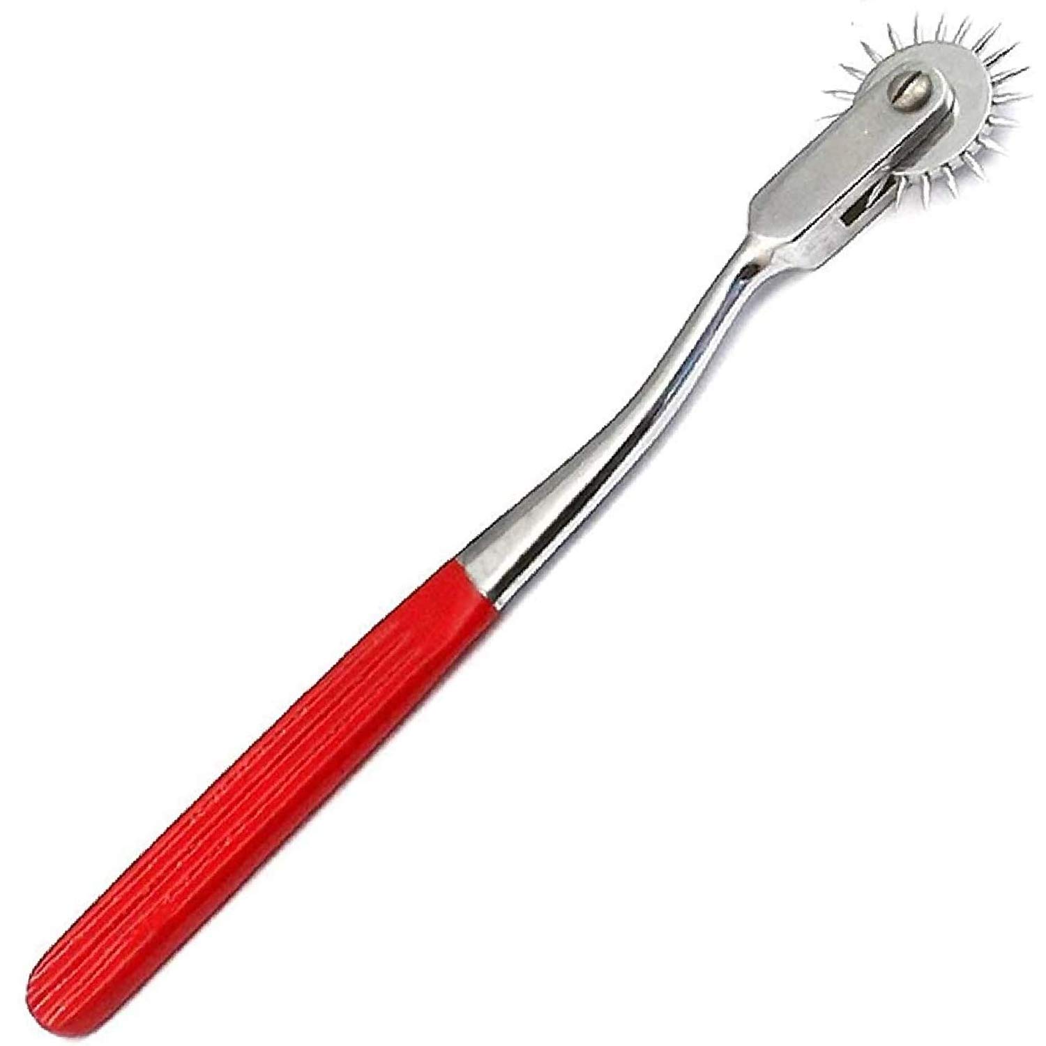 Neurological Wartenberg Pinwheel - Red Color Sensory Testing Tool for Nerve Examination & Dermatology Use in Medical Clinics