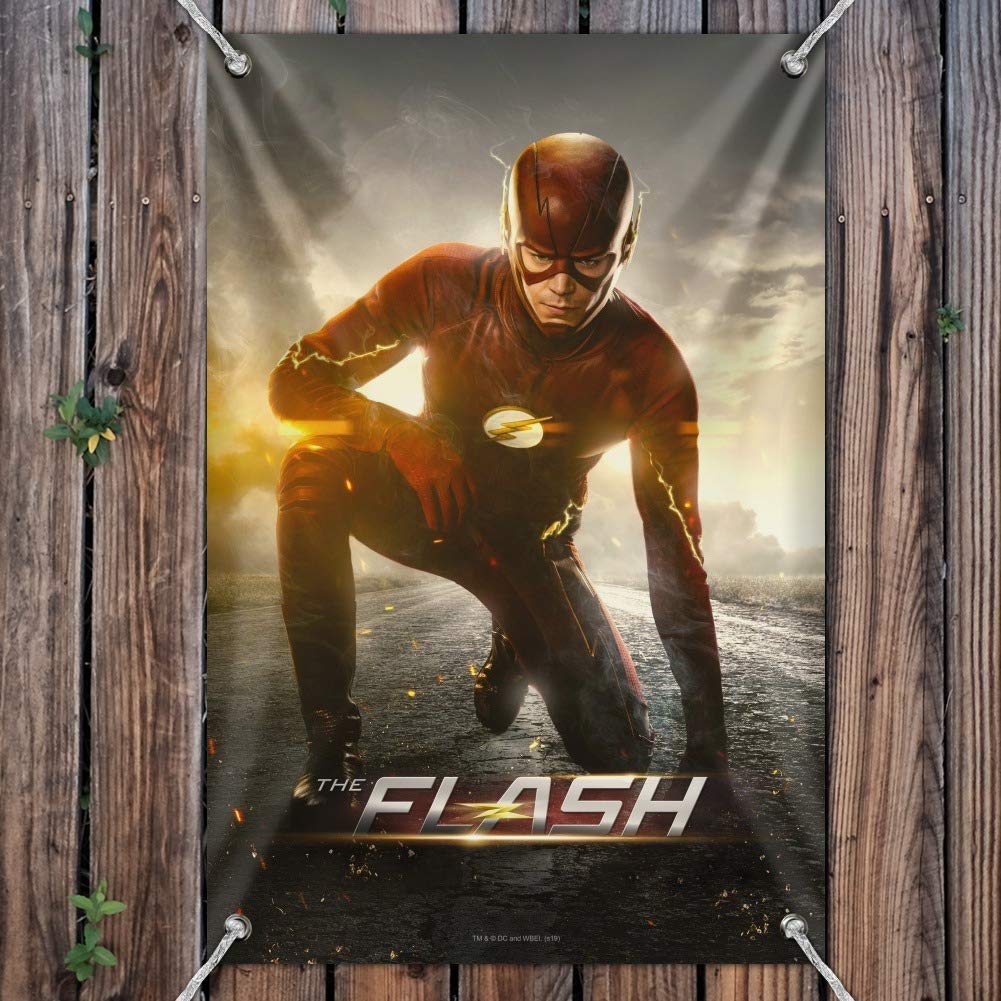The Flash TV Series Kneeling Figurine - Superhero Collectible for Home, Office & Business Decor - Perfect for DC Comics Fans & Gift Giving