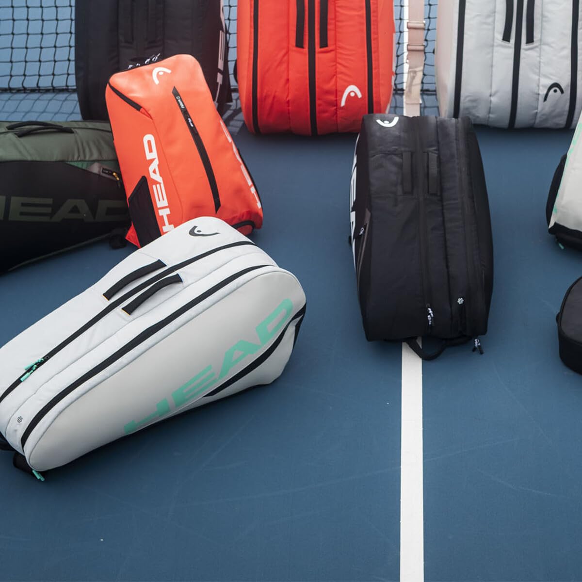 HEAD Tour Tennis Racket Bag - Large Size for 6 Rackets | Durable Sports Gear for Tennis Players & Coaches | Perfect for Tournaments, Training & Travel