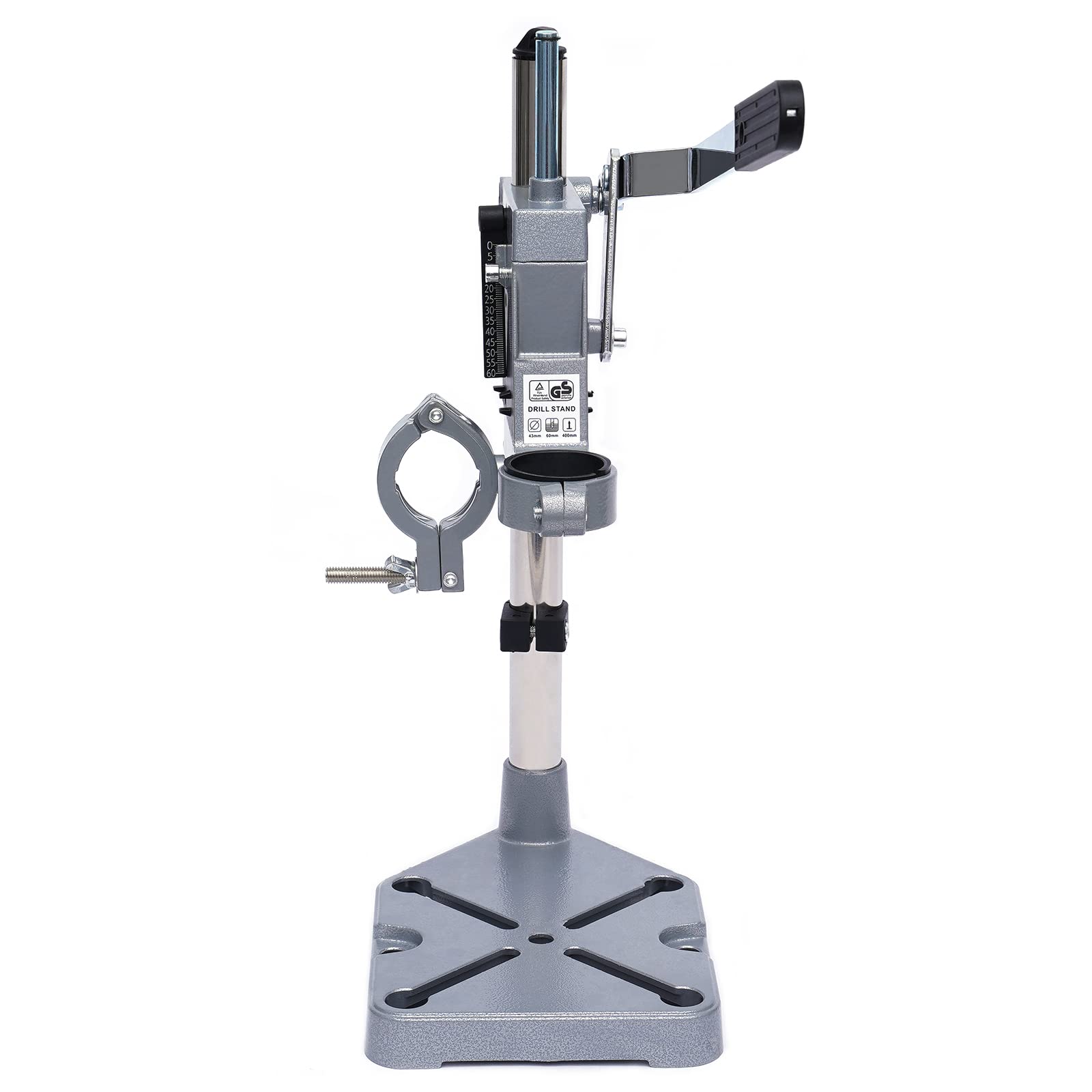**Portable Mini Drill Press Stand - Adjustable Bench Clamp & Universal Bracket for Electric Drilling - Perfect for Perpendicular & Angled Holes - Ideal for DIY, Woodworking & Metalworking Projects**