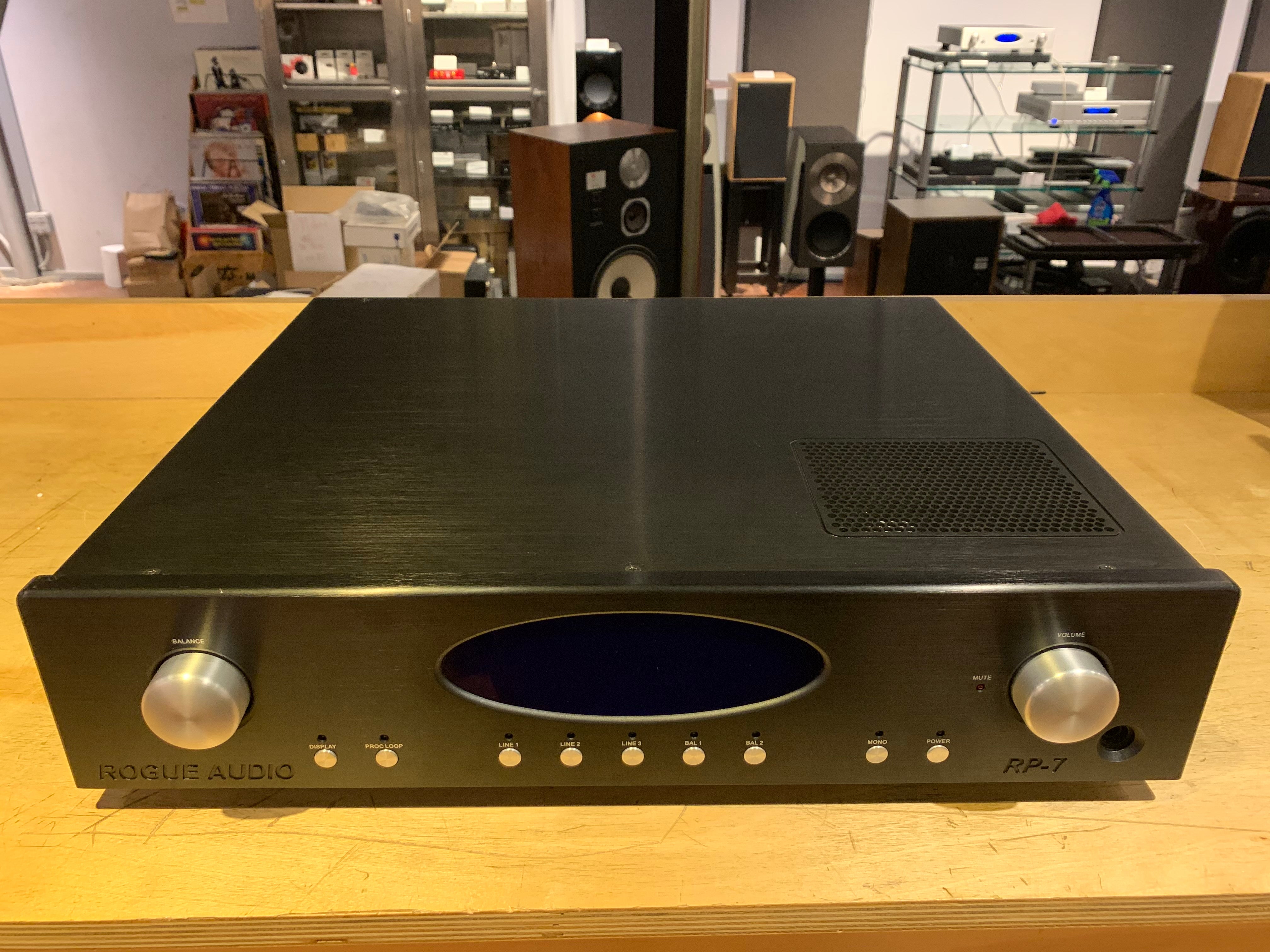 Rogue Audio RP 7 High-End Tube Preamplifier for Audiophiles - Perfect for Home Theater & Music Studio Sound Systems