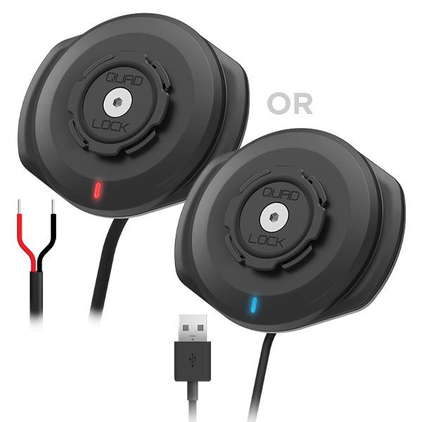 Wireless Charging Phone Mount for Motorcycles - Fast Qi Charger for iPhone & Android - Perfect for Commuting, Touring & Adventure Riding