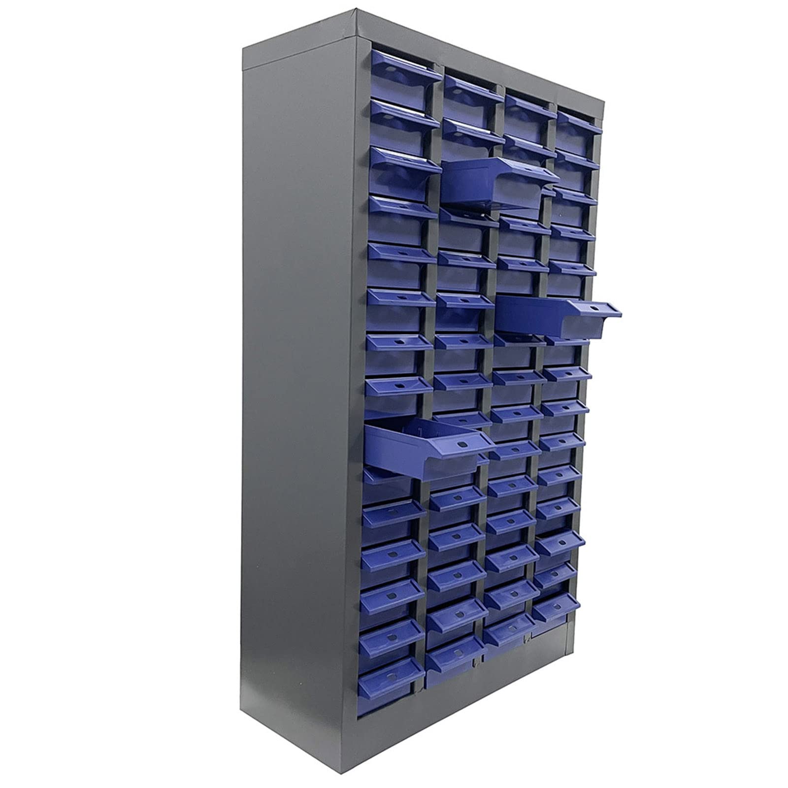 INTSUPERMAI 60-Drawer Plastic Storage Cabinet for Workshop - Organize Documents, Phone Accessories & Small Parts | Durable Parts Storage Solution for Home, Office & Garage Use