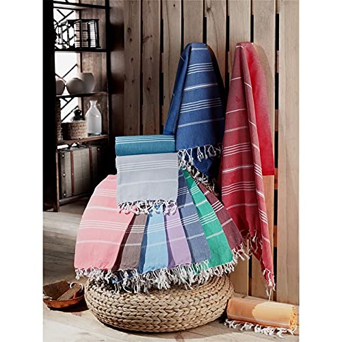 Extra Large 100x180cm Cotton Blanket - Oversized Travel, Gym, Camping, Beach Towel & Turkish Bath Towel | Perfect for Picnics, Yoga, Lounging & Outdoor Adventures