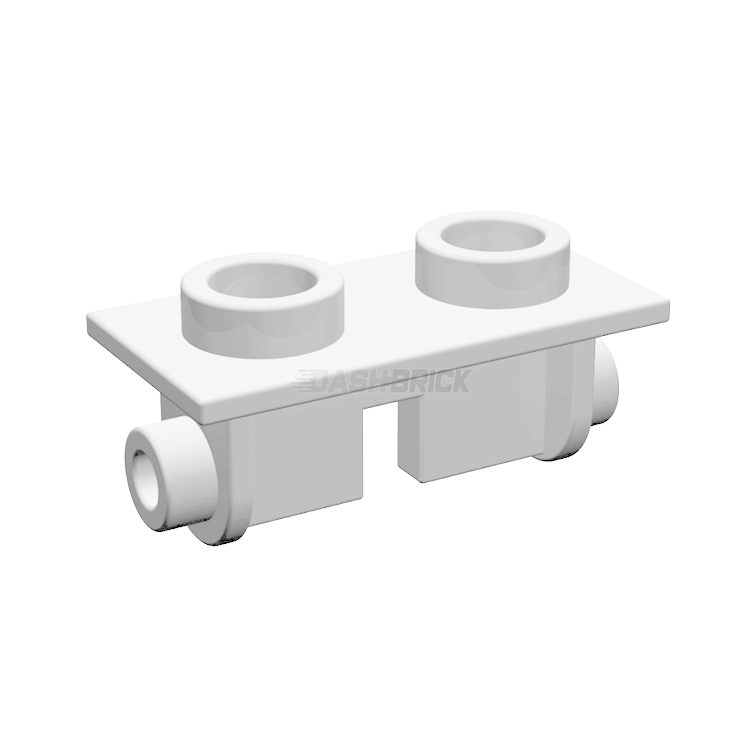 LEGO Hinge Brick 1 x 2 Top Plate in White (3938) - Perfect for LEGO Building Projects, DIY Models & Creative Play