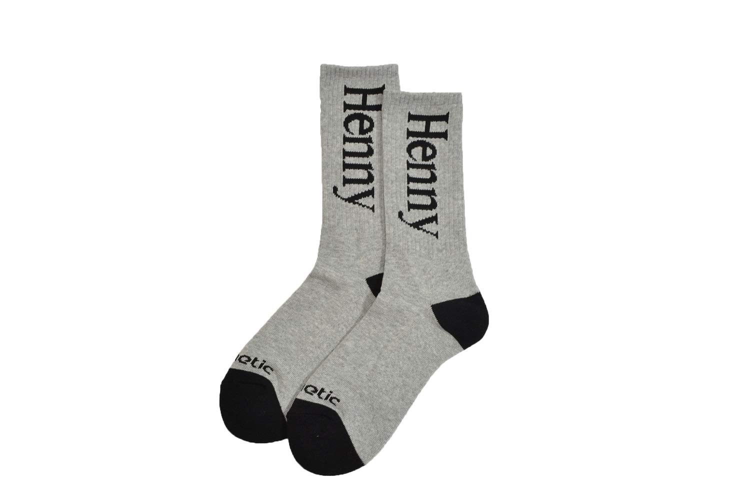 Henny 2 Knitted On The Rocks Men's Crew Socks - Soft & Comfortable Winter Socks for Hiking, Office & Casual Wear