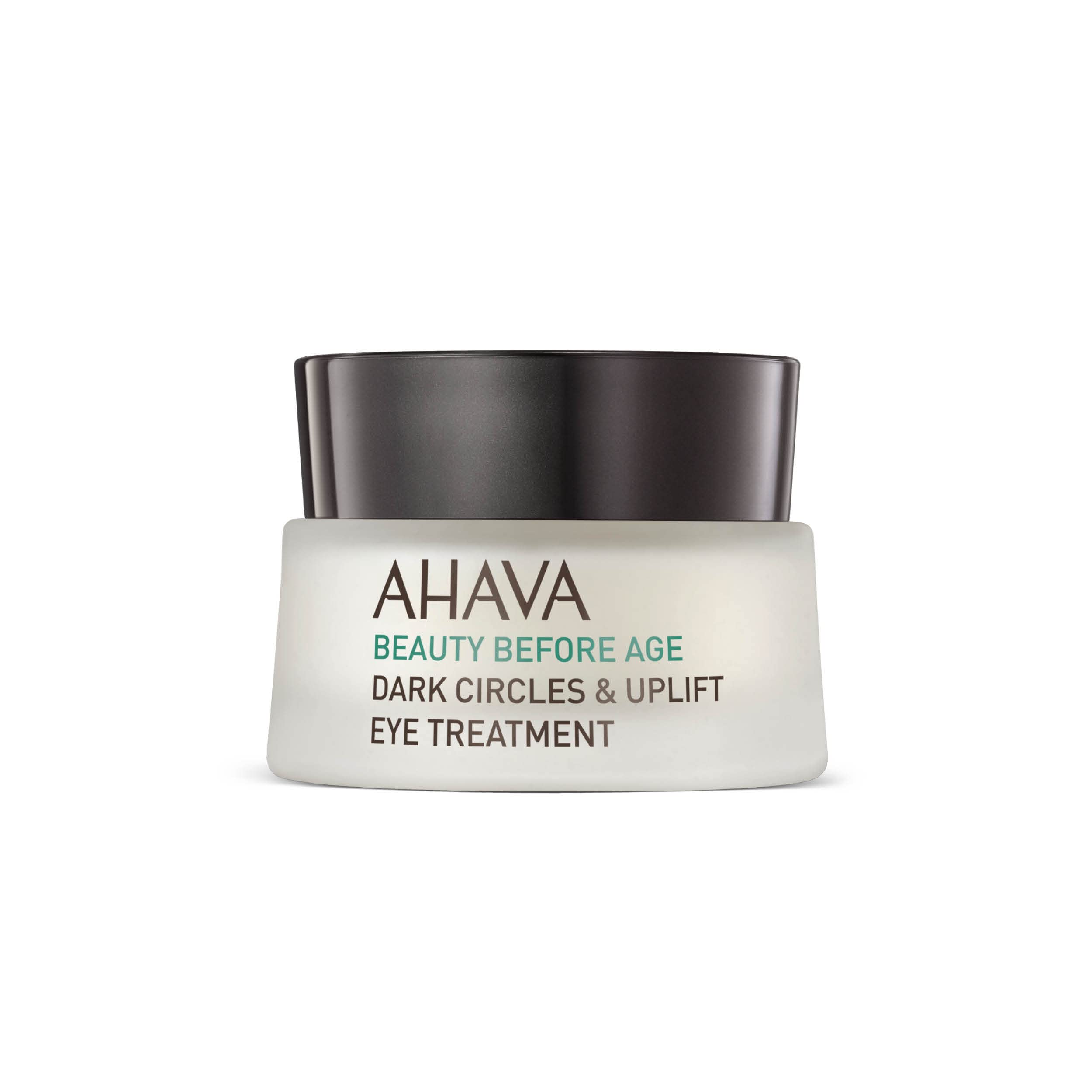 AHAVA Dark Circles & Uplift Eye Cream - Brightening & Firming Treatment for Puffiness & Under Eye Bags - Perfect for Nighttime Skincare Routine & Travel