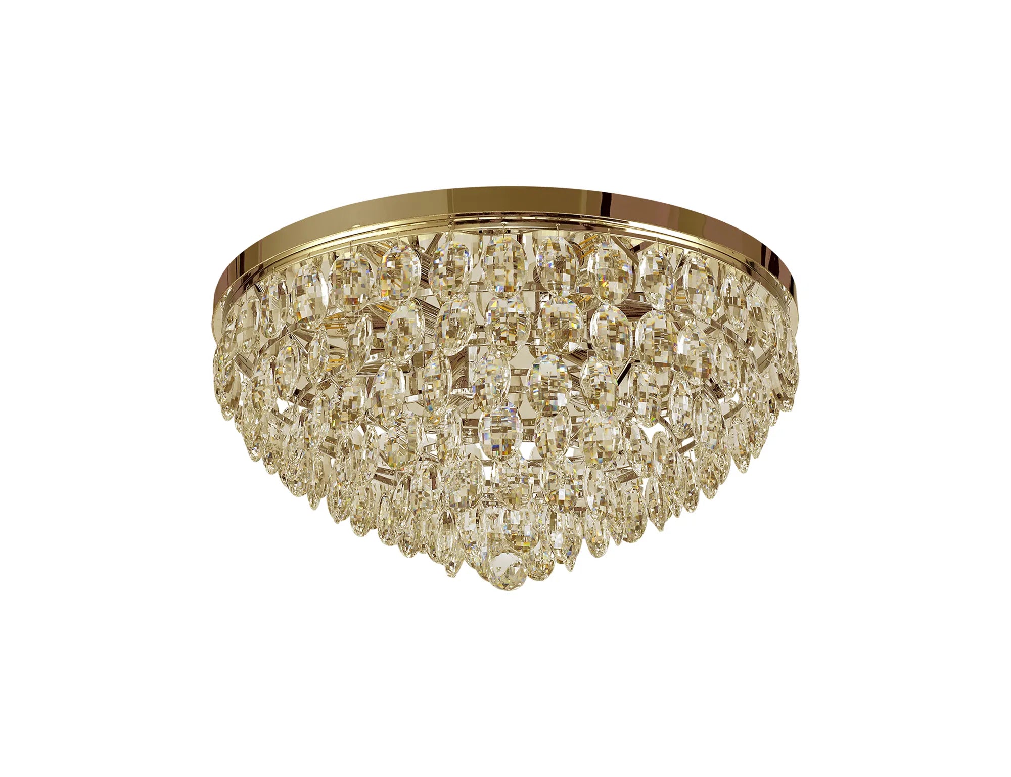 Consten Flush Ceiling Light Fixture with E14 Socket - Perfect for Bedroom, Hallway & Small Space Lighting