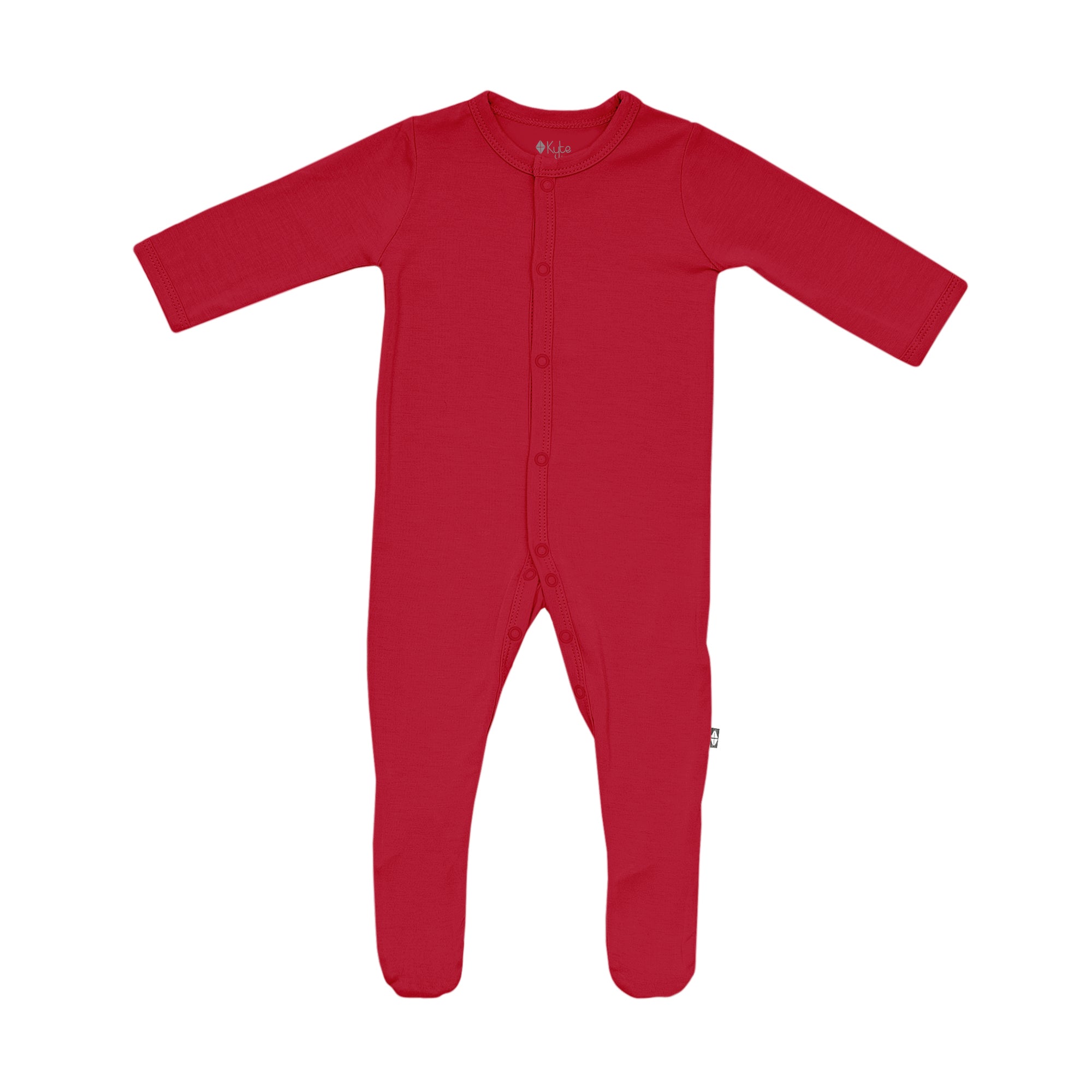 Cardinal Red Footie Pajamas for Women - Soft & Cozy One-Piece Sleepwear for Winter Nights, Lounging & Family Movie Nights