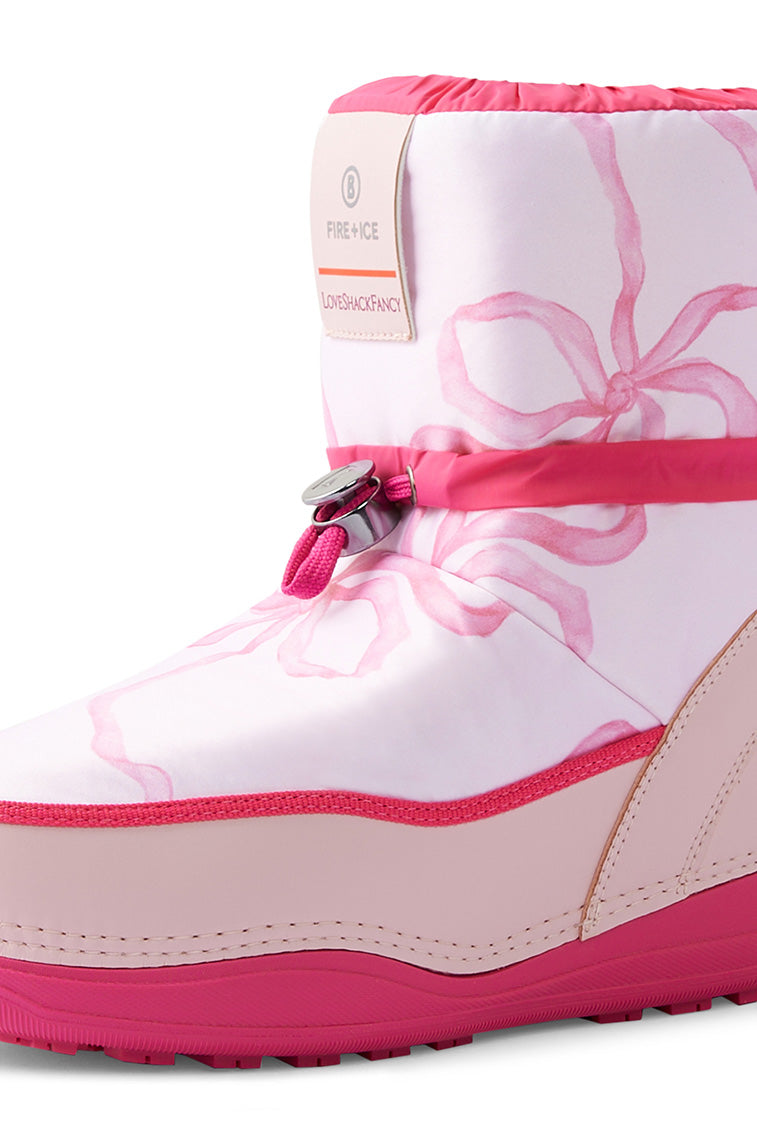 BOGNER FIRE+ICE x LoveShackFancy Girls La Plagne Winter Boots - Waterproof Snow Boots for Girls, Fashionable & Warm - Perfect for Skiing, Snowboarding & Winter Adventures