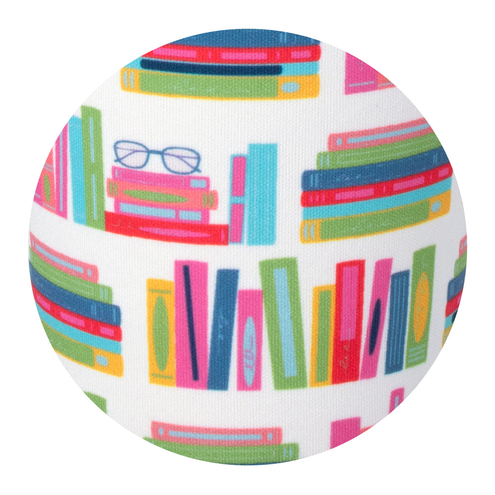 Book Club Medium Iced Cup Coolie - Insulated Coffee Sleeve for 16oz Tumblers - Perfect for Book Lovers, Coffee Shops & Reading Nook Beverages