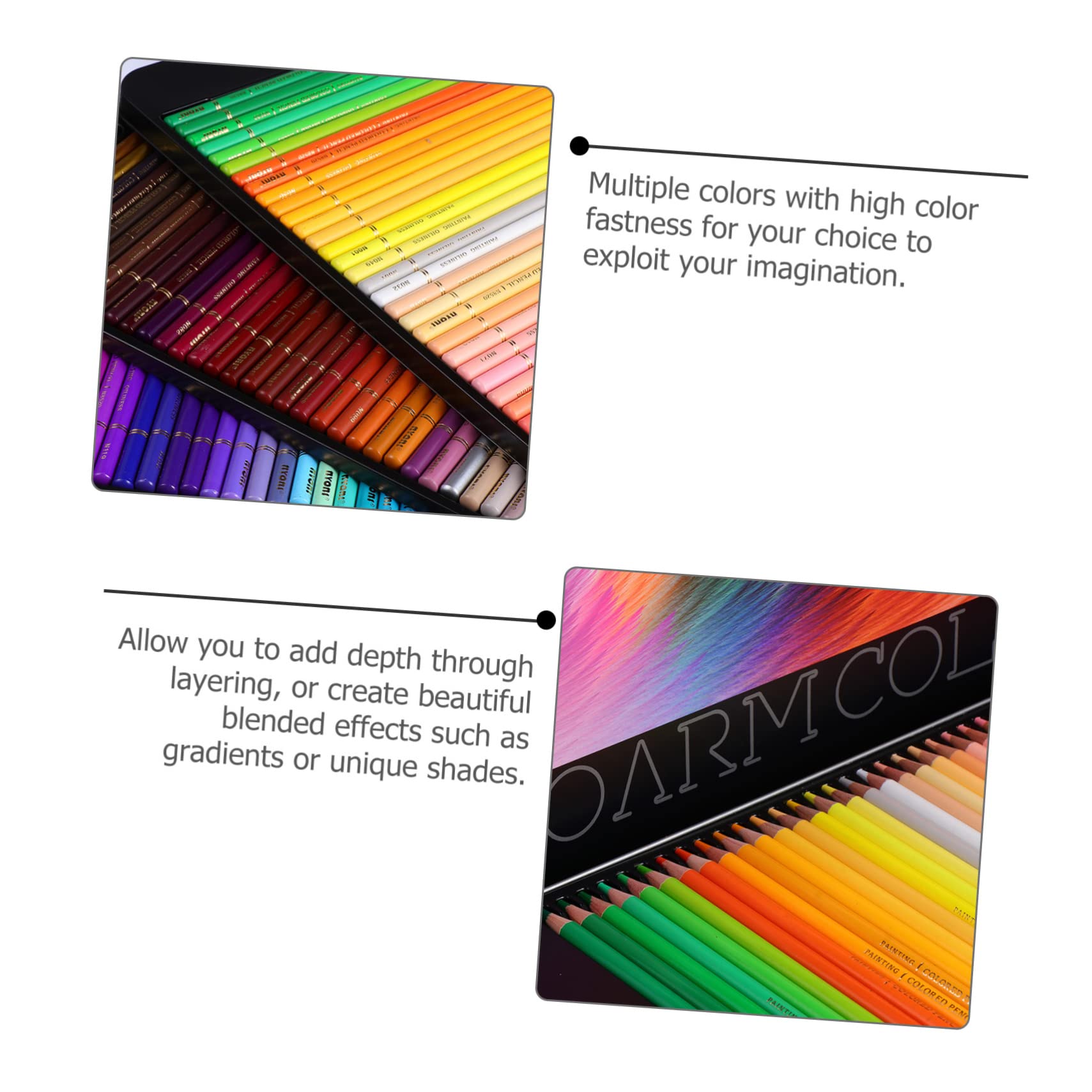 SEWACC 120 Oil-Based Colored Pencils Set - Vibrant Professional Sketching & Drawing Pencils for Artists, Students, and Adults - Perfect for Coloring Books, Sketching, Shading, and Art Projects