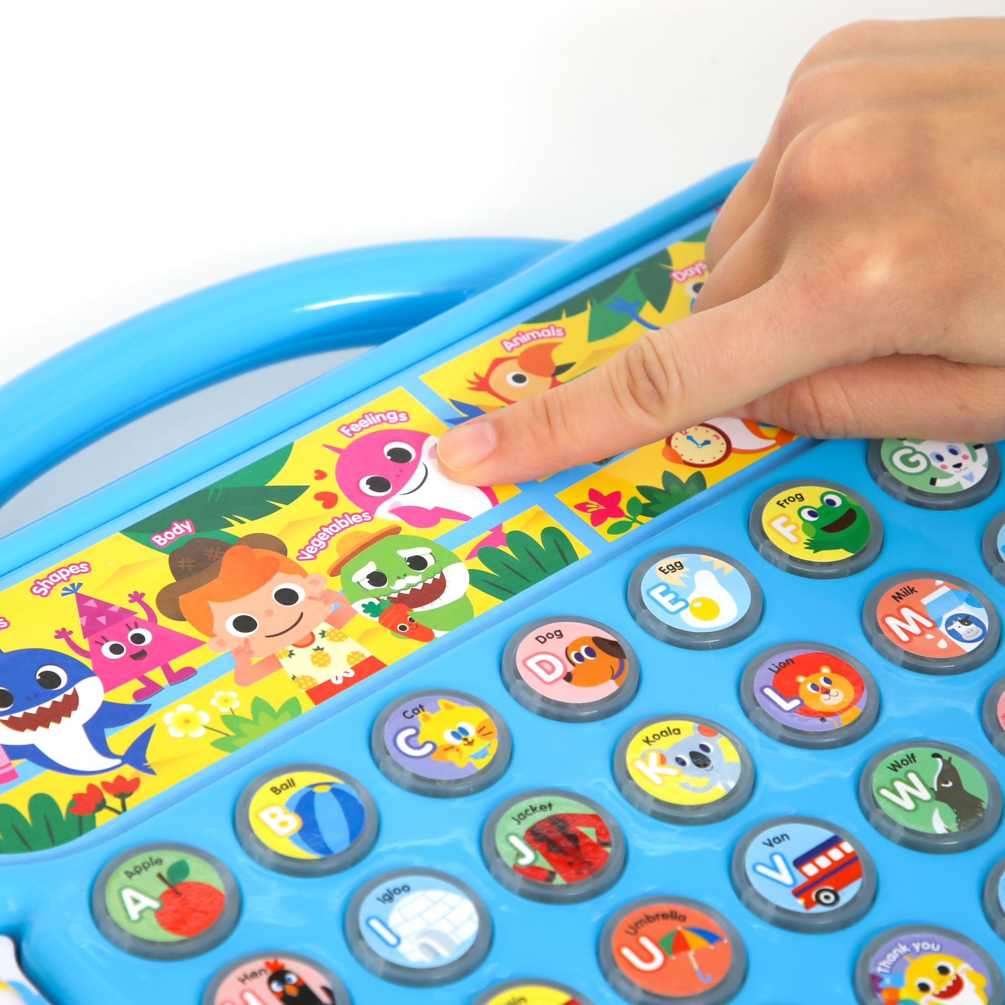 Pinkfong Baby Shark ABC Alphabet Bus Sound Pad - Interactive Learning & Educational Toy for Toddlers 1-3 | Fun Baby Shark Books & Toys | Perfect Gift for Boys & Girls | Ideal for Preschool Learning & Playtime Activities