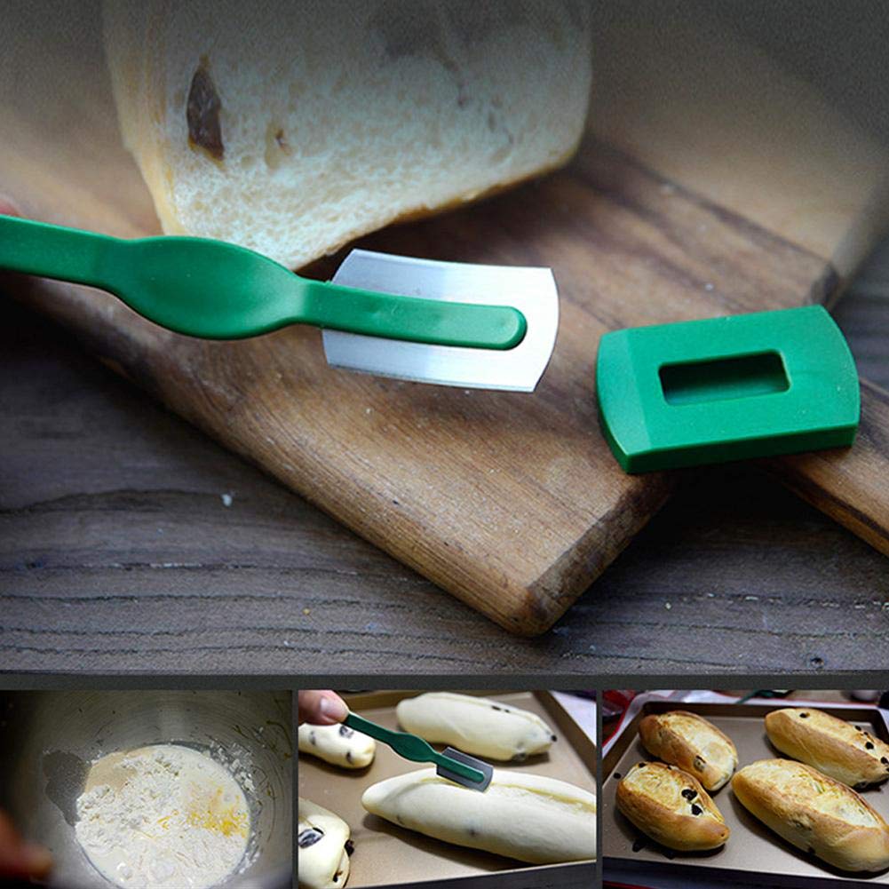 Professional Dough Scoring Tool - Bread Lame for Perfect Artisan Bread | Stainless Steel Baking Supplies for French Bread, Sourdough & Homemade Loaves | Ideal for Kitchen Bakers & Bread Making Enthusiasts