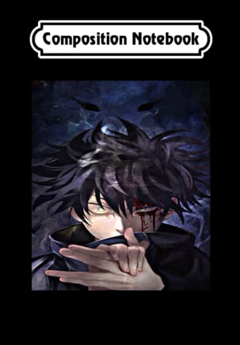 Jujutsu Kaisen Composition Notebook - 6x9 Inch 100 Page Blank Lined Journal for School, Work & Anime Fans | Premium Paperback Writing Notebook for Students, Office & Manga Lovers