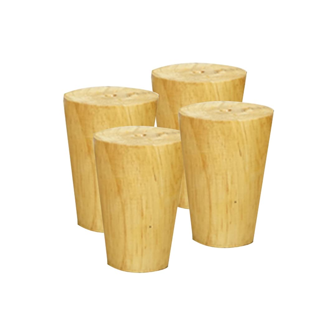 ahh 3-Inch Furniture Legs Set of 4 - Replacement Legs for DIY Sofa, Armchair, Recliner, Dresser, Cabinet, Nightstand, Desk & End Table - Sturdy Bench Legs for Home & Office Furniture (8cm/3INCH) - Perfect for Living Room, Bedroom & Study Room Decor
