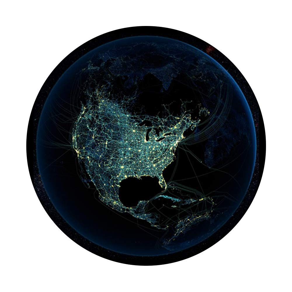Earth View Night Lights from Space - Stunning LED Night Light for Home Decor, Bedroom, Nursery & Office - Perfect Gift for Astronomy Lovers