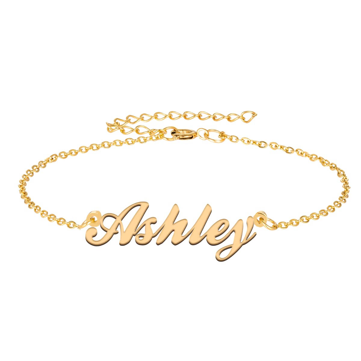 Personalized Name Bracelet - Custom Engraved Charm Anklet for Women, Best Friend, Sister - Unique Birthday, Christmas Gift Jewelry for Her - Perfect for Anniversaries, Valentine's Day & Special Occasions