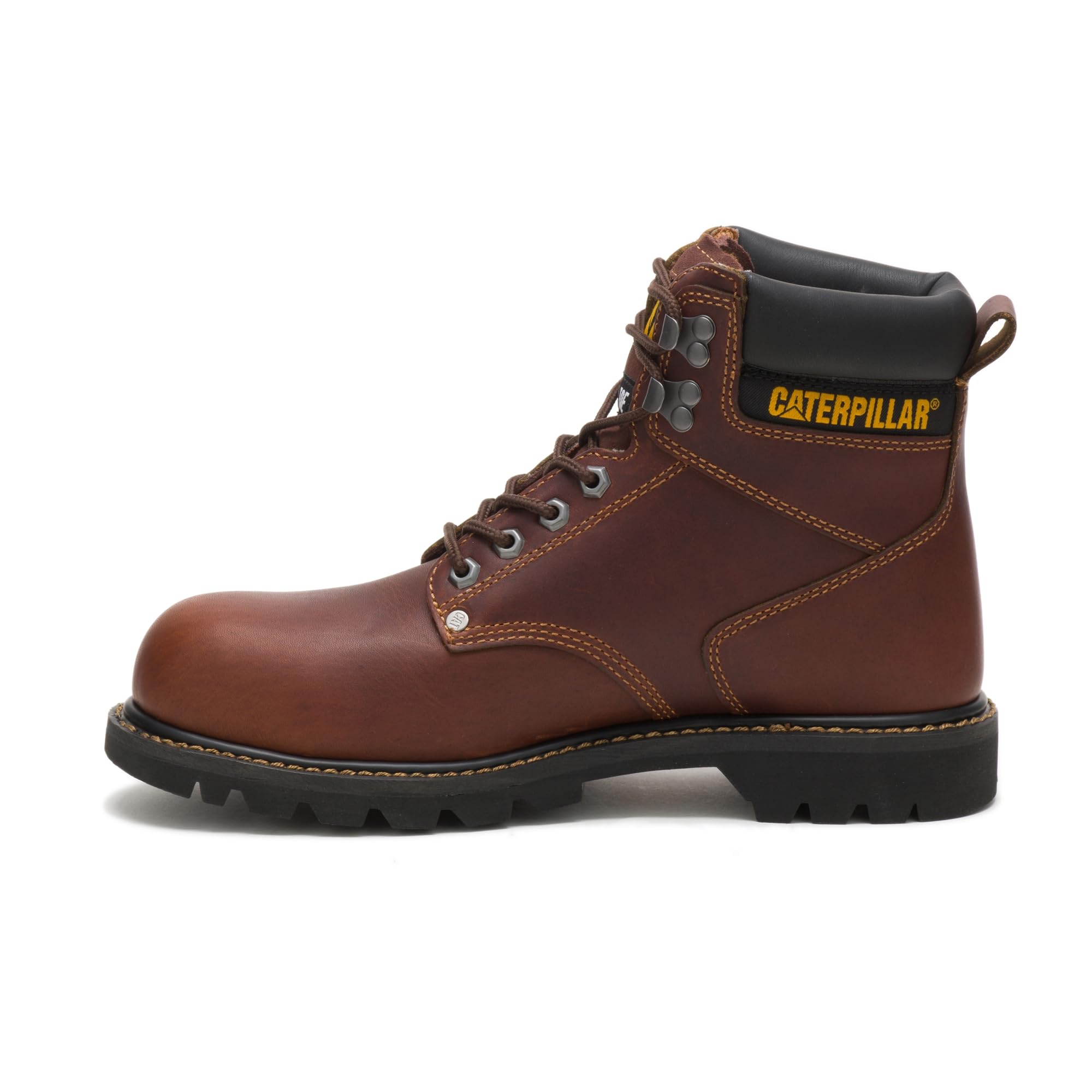 Cat Footwear Men's Second Shift Steel Toe Work Boot - Durable Safety Shoes for Construction, Warehouse & Outdoor Work | Slip Resistant & Comfortable Design