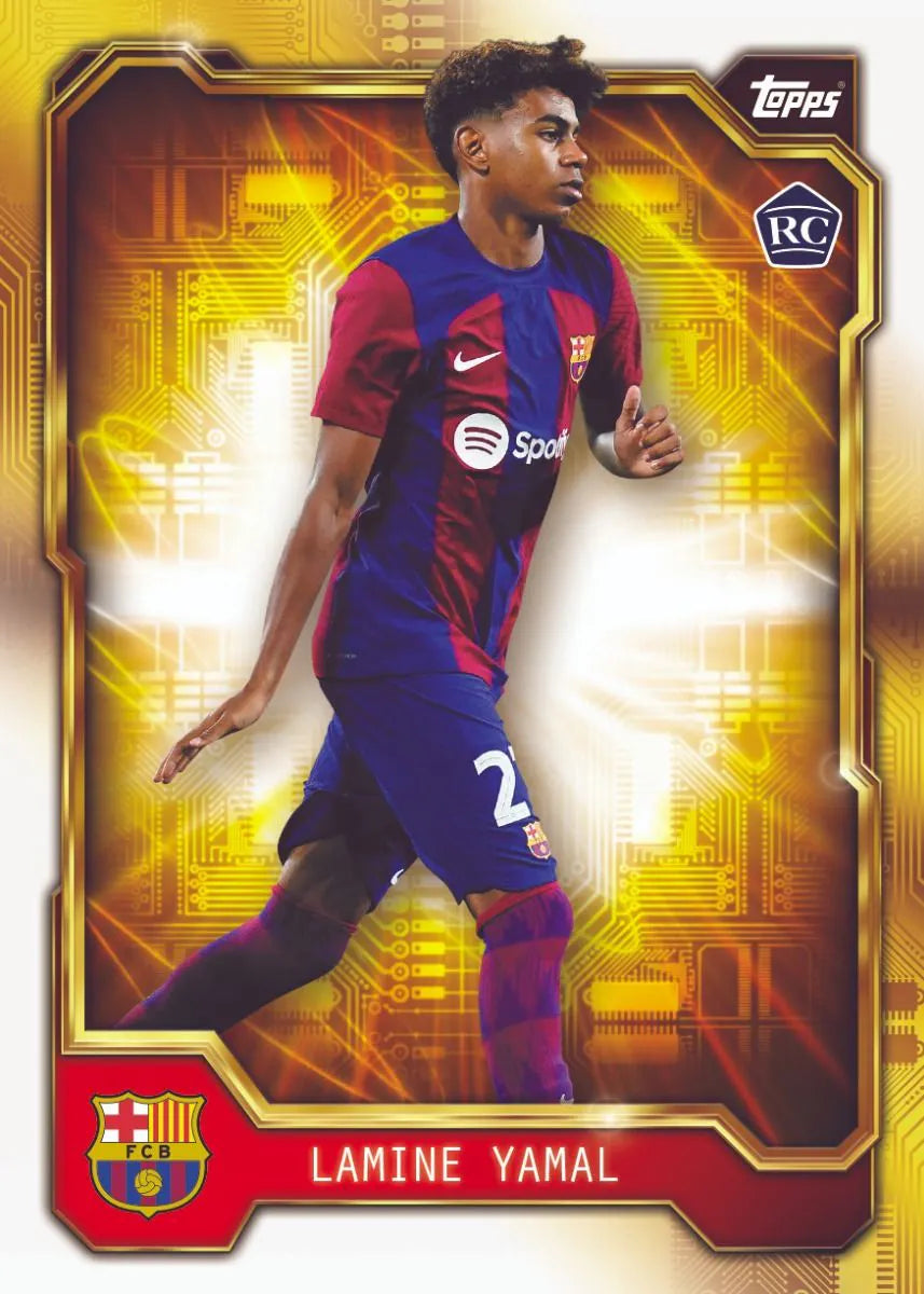 Official Topps FC Barcelona 23/24 Fan Set - Authentic Collectible Soccer Merchandise for Barcelona Supporters - Perfect for Gifts, Display, and Match Day Collections