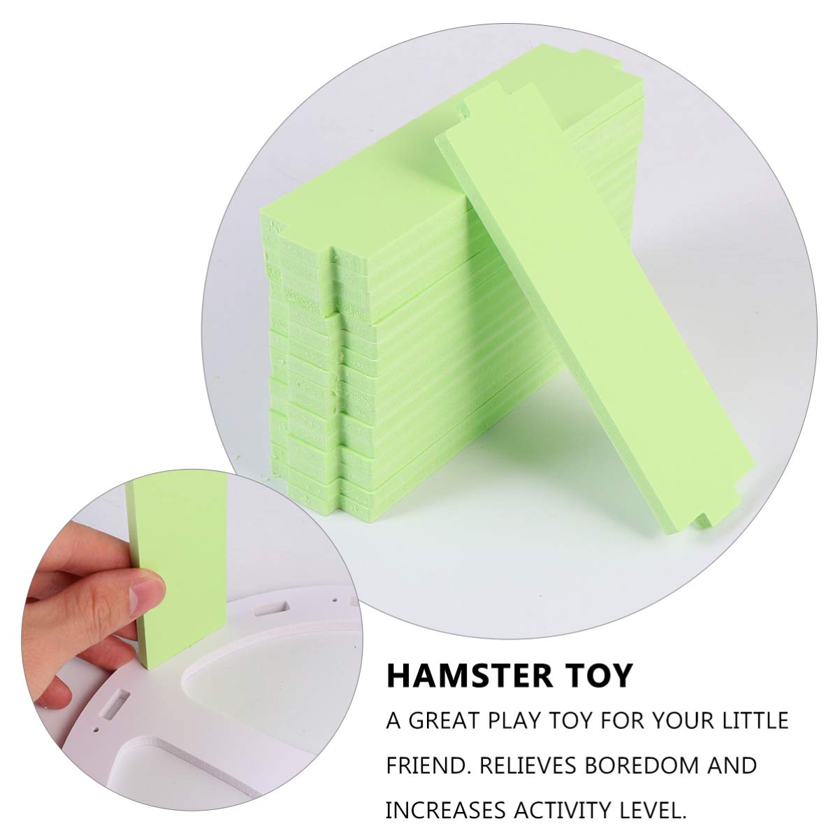 Balacoo 10-Inch Hamster Running Wheel - Small Animal Exercise Wheel for Hamsters, Gerbils, Rats & Pets - Silent Spinner Cage Accessory for Small Animal Cage - Perfect for Hamster Habitats & Play Areas