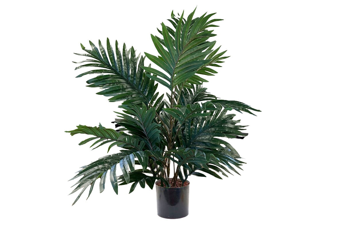 3 Pack 700mm Tall Artificial Palm Trees - Perfect for Home Decor, Office, Party, and Tropical Themed Events