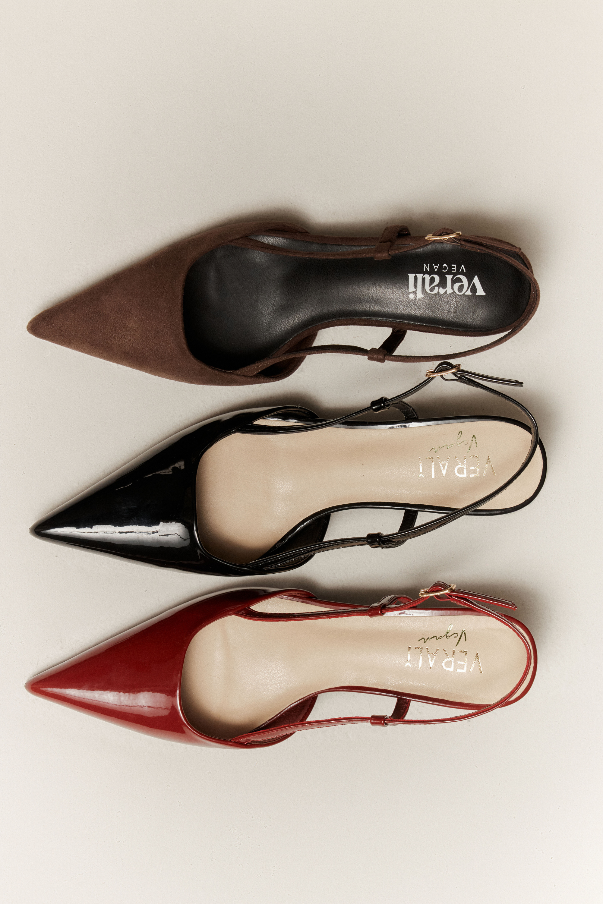 Lucas Slingback Kitten Heels - Chocolate Brown Micro Suede Women's Shoes for Work, Office & Special Occasions
