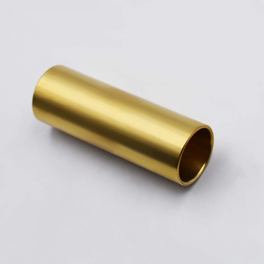 Premium Metal Guitar Slide for Acoustic & Electric Guitars - Ergonomic Design for Smooth Playing | Perfect for Blues, Rock & Live Performances