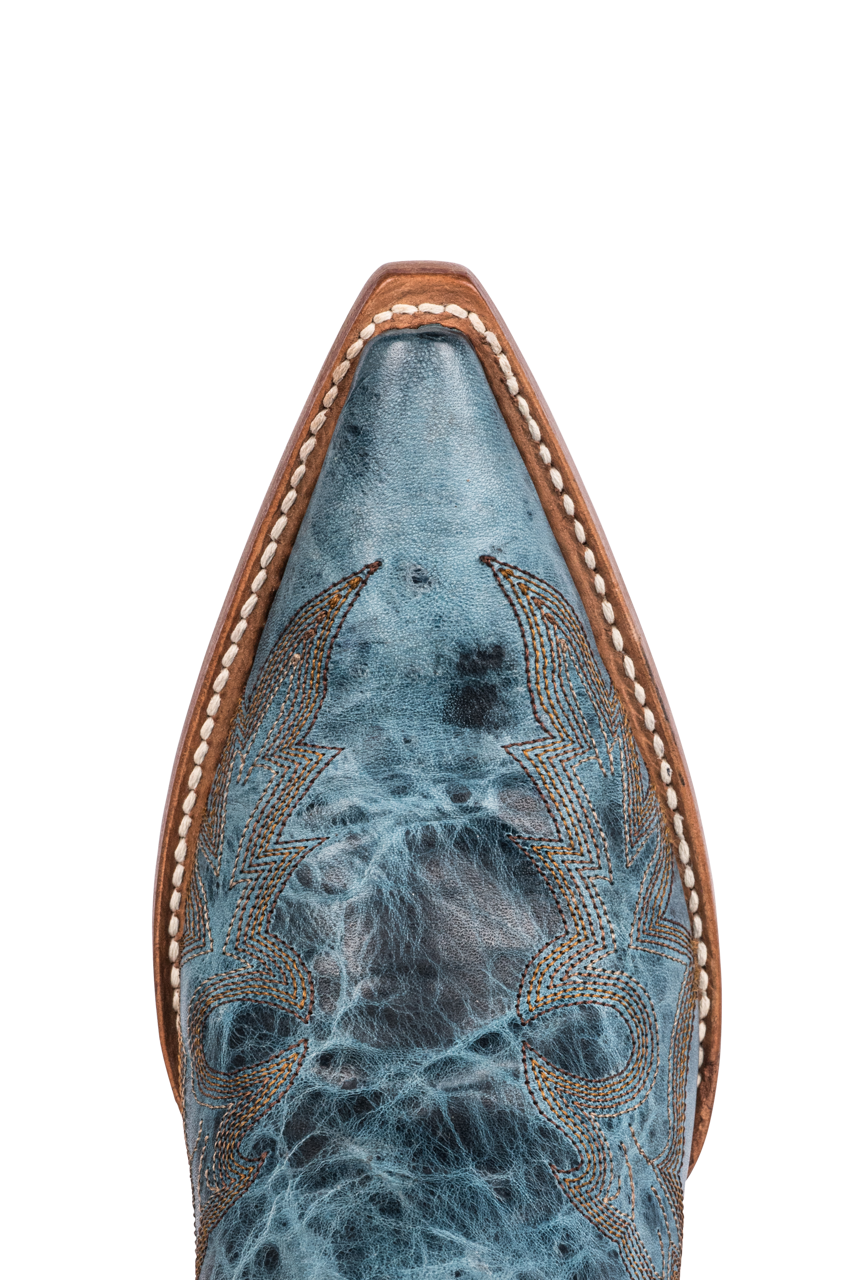 Black Jack Lone Star Cowgirl Boots for Women - Stylish Cobalt Blue Western Boots for Country Dancing, Rodeo, and Casual Wear