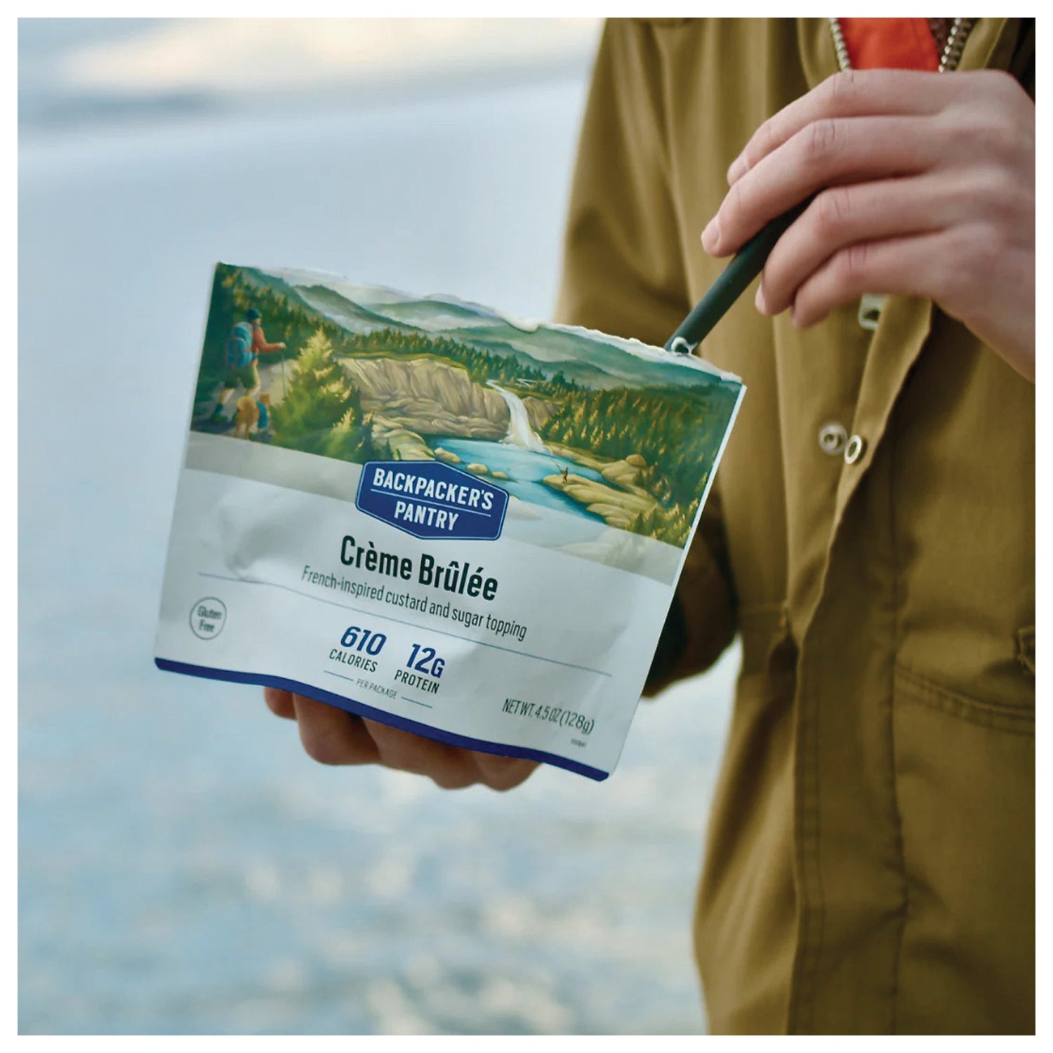 Backpacker's Pantry Creme Brulee Dessert - 2 Servings Lightweight Camping & Backpacking Food - Perfect for Hiking, Camping & Emergency Preparedness