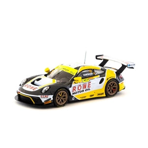 1:64 Scale Porsche 911 GT3 R Diecast Model Car - Macau GT Cup FIA GT World Cup 2019 Winner Laurens Vanthoor Edition - Collectible Racing Car for Display & Gift Giving