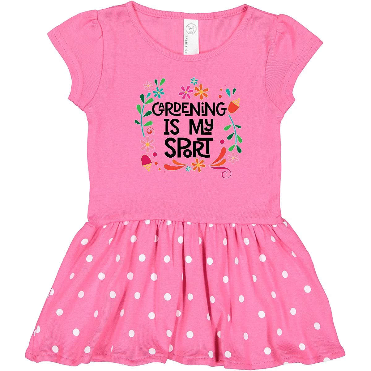 Inktastic Gardening is My Sport Toddler Dress - Cute & Comfortable Kids Outfit for Outdoor Play, Gardening Activities & Casual Wear