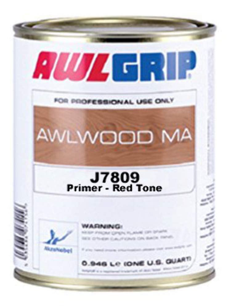 Awlgrip Awlwood Ma Primer - Yellow Quart (Qt) for Marine & Wood Surfaces - High-Performance Primer for Boats, Decks & Outdoor Furniture