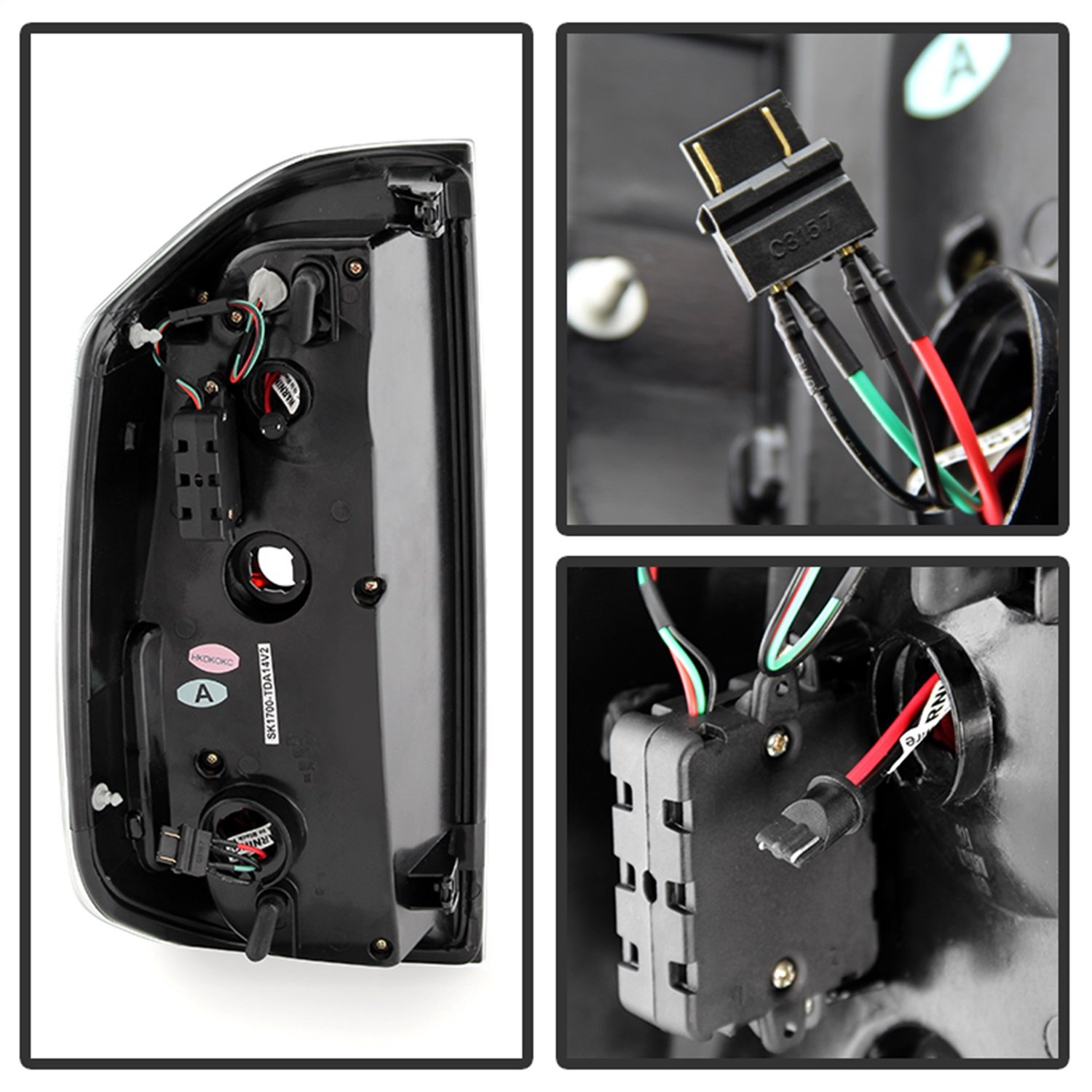 Spyder Auto 5080202 LED Tail Lights Black/Smoked - High-Performance Aftermarket Car Lighting for Trucks & SUVs