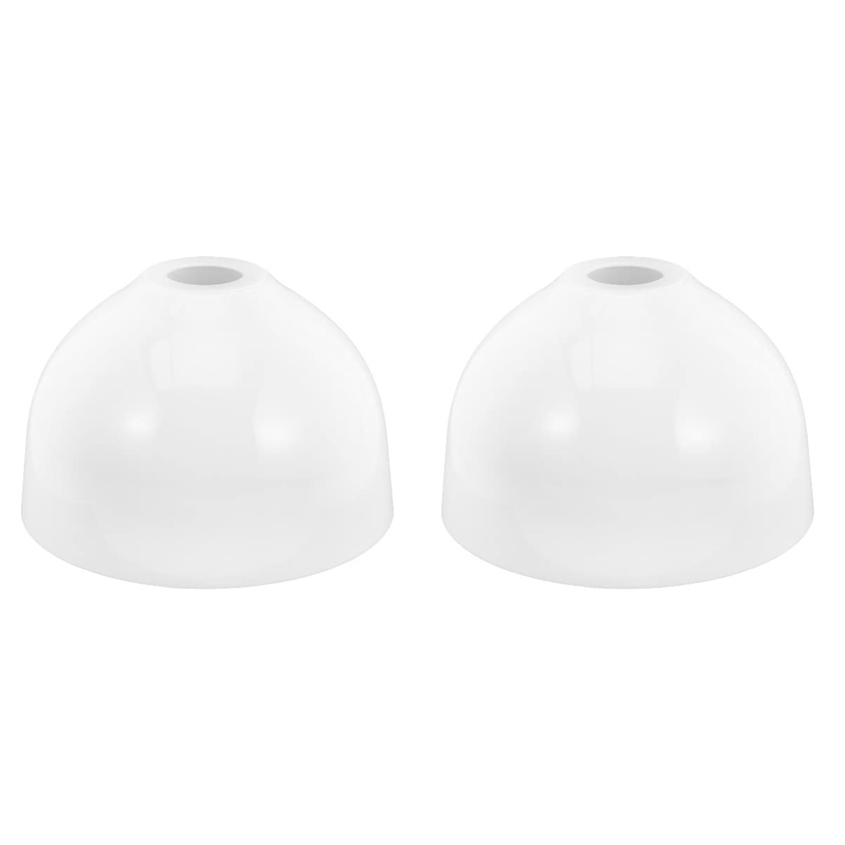 OSALADI 4-Pack Plastic Lamp Shades - Barrel Style Table Lamp Covers for Living Room, Bedroom & Office Lighting Decor