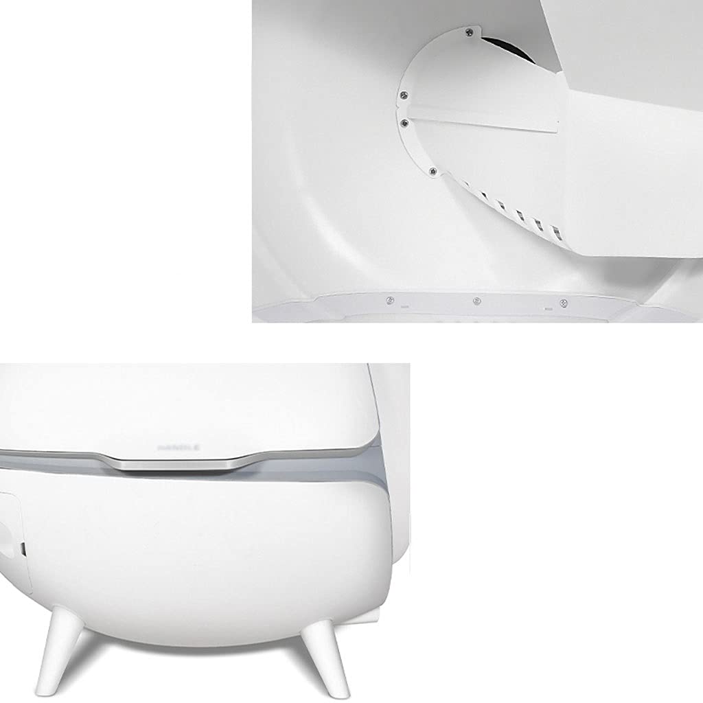 Automatic Self-Cleaning Cat Litter Box - Fully Enclosed Smart Electric Cat Toilet with Odor Control - High-End Poop Scooping Machine for Indoor Cats - Perfect for Small Apartments & Multi-Cat Homes