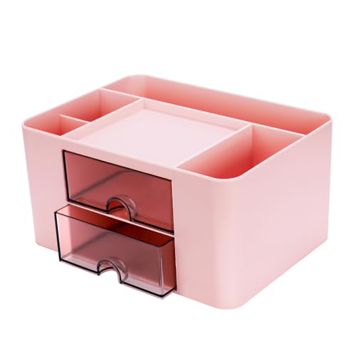 5 Compartments + 2 Drawer (Pink)