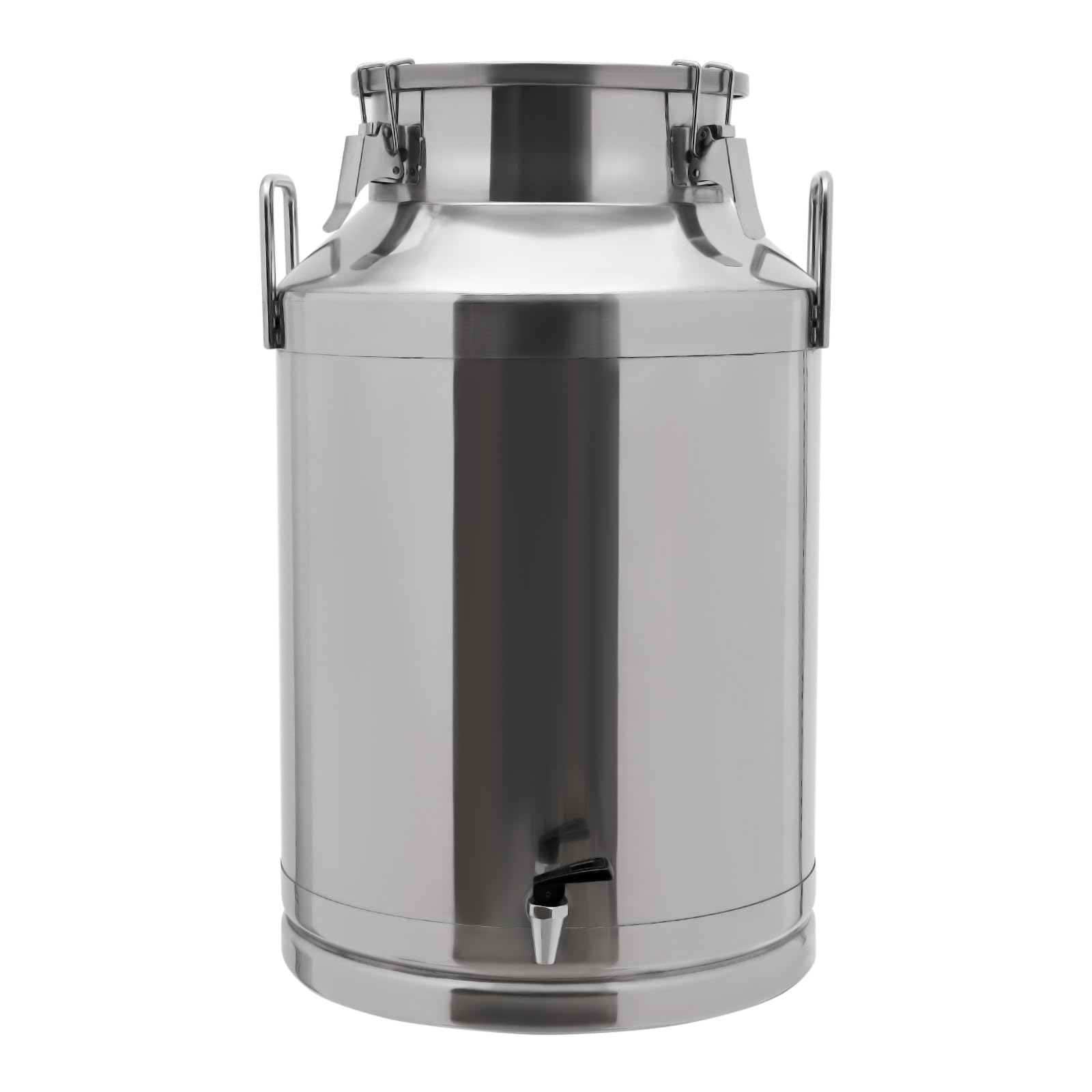 Stainless Steel 60L Milk Can Oil Pail Storage Bucket with Faucet - Wine Barrel Canister for Canteen, Breakfast Restaurant, Home, Milk Shop, Tea Shop | Durable Food-Grade Container for Liquid Storage & Dispensing