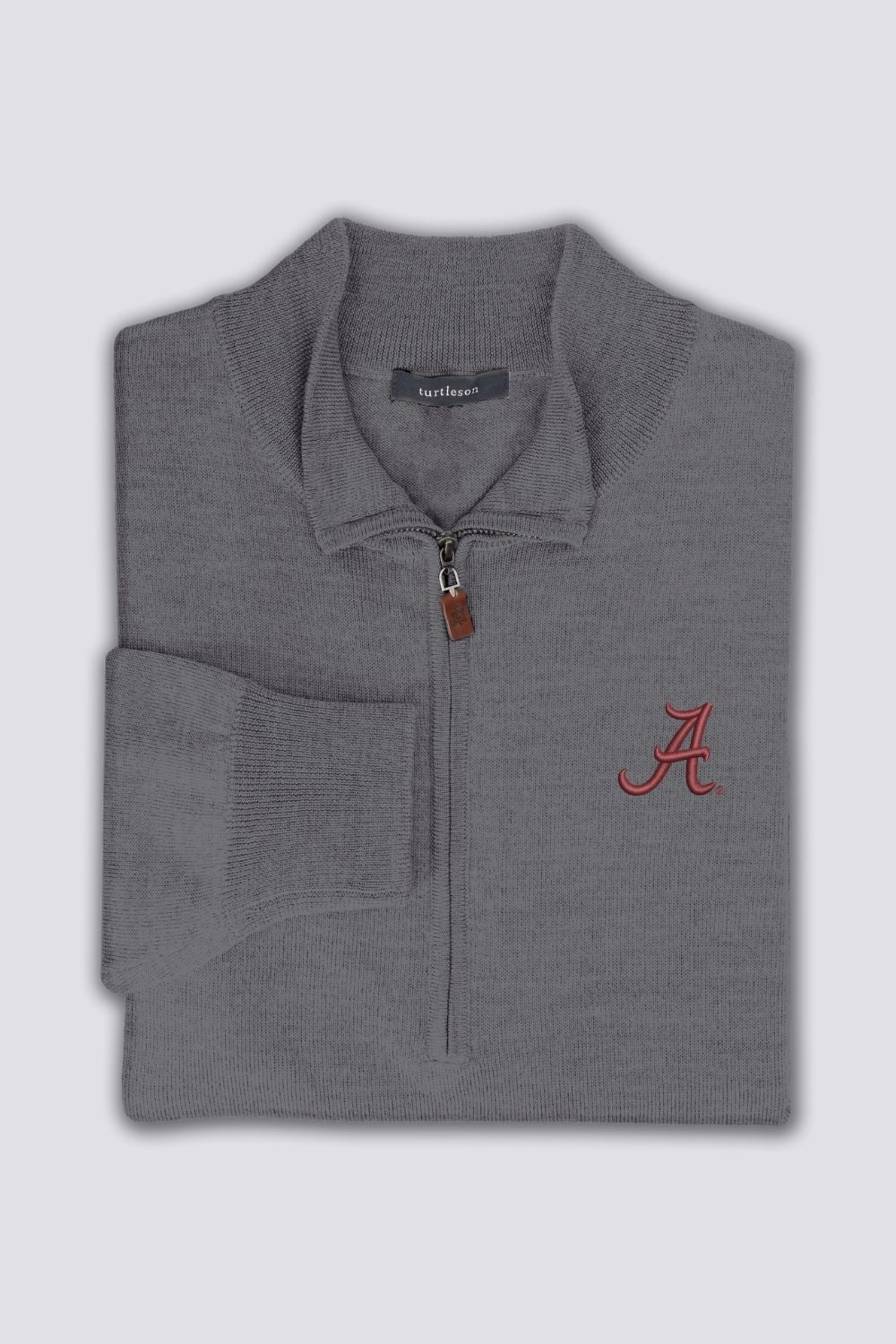Alabama Crimson Tide Merino Wool Quarter Zip Sweater - Warm & Comfortable Pullover for Men & Women - Perfect for Game Day, Tailgating & Casual Wear