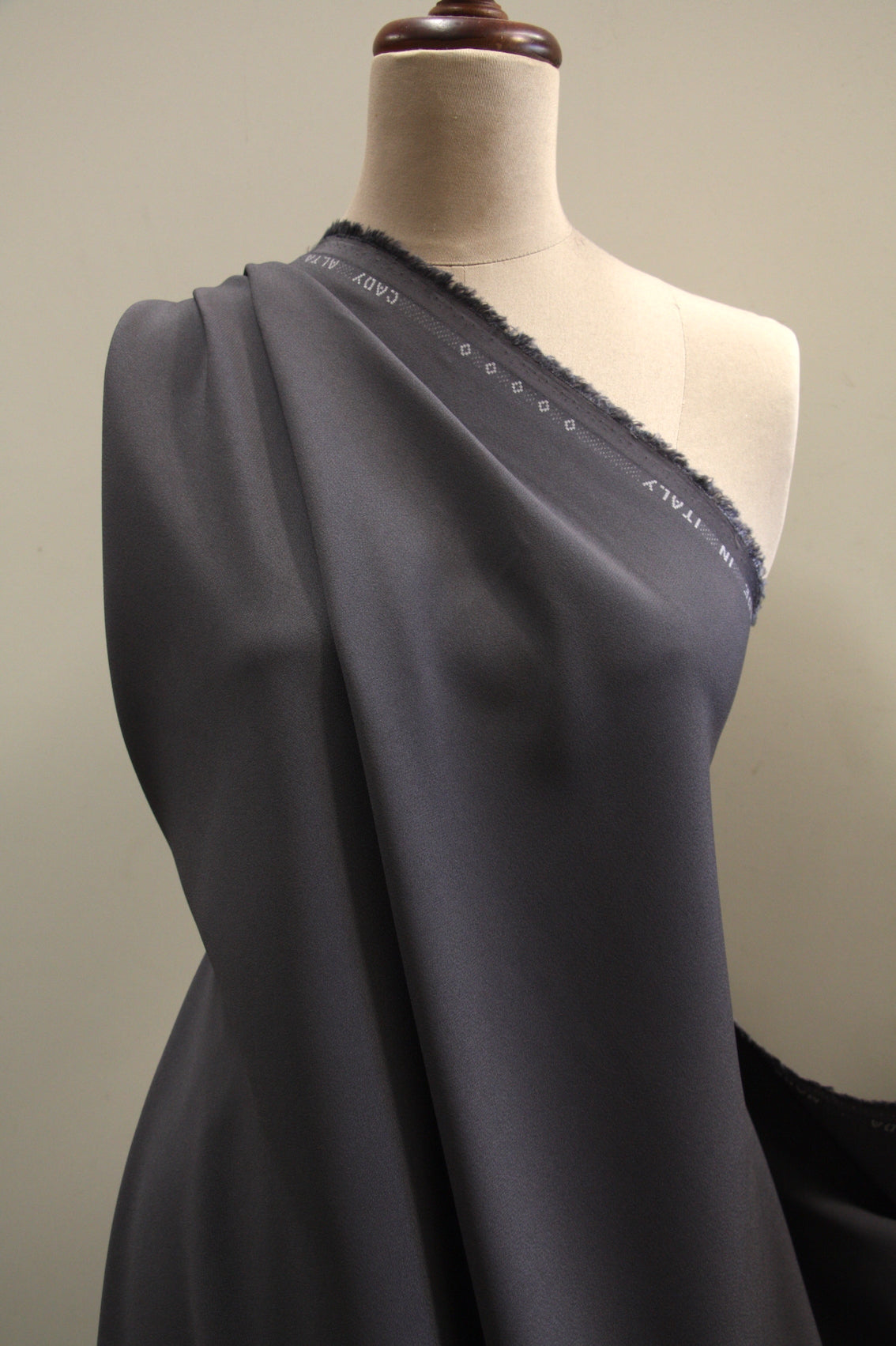 Cady Tempesta Satin Backed Crepe Fabric - Premium Dressmaking Material for Evening Gowns, Bridal Wear & Luxury Apparel - Perfect for Formal Dresses, Blouses & Special Occasion Outfits