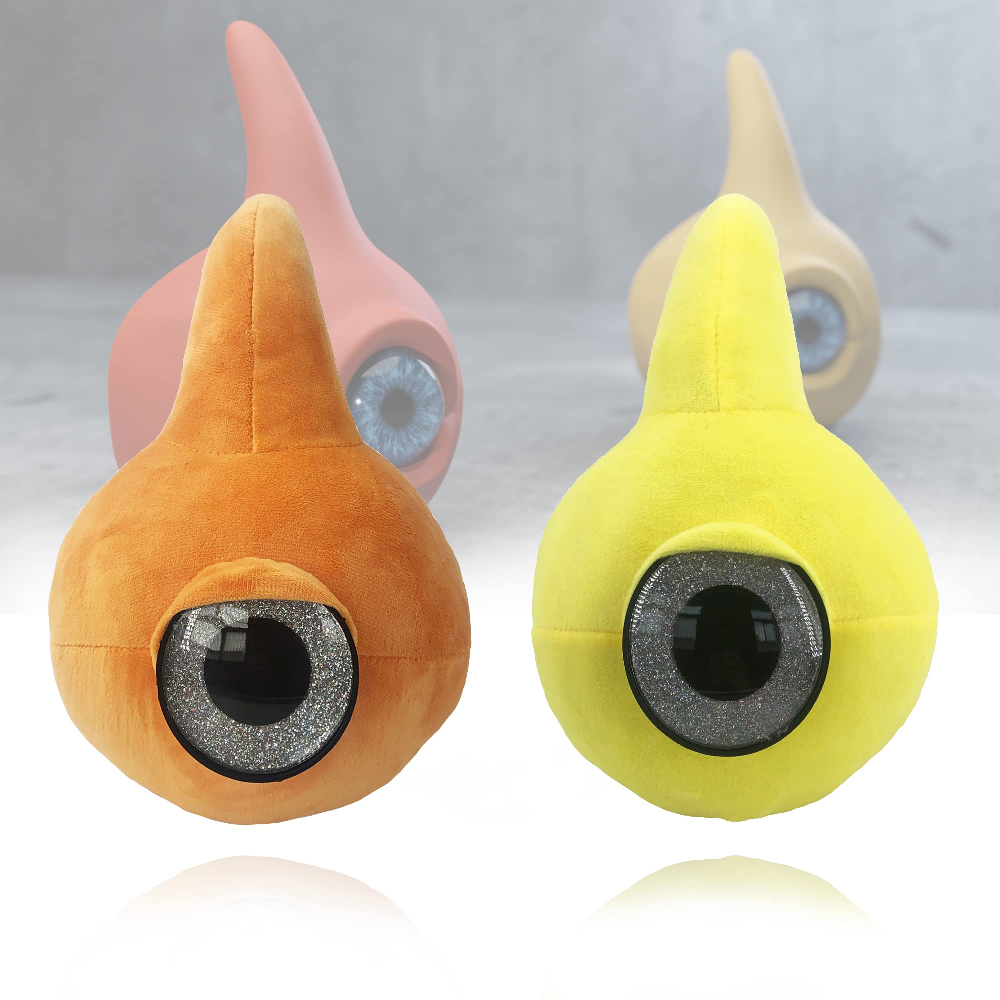 SCP131 Plush Toy - Soft & Cuddly SCP Eye Pods Plushie for Collectors, 9.8in/25cm (Set A+B) - Perfect Gift for SCP Foundation Fans, Anime Conventions & Gaming Room Decor