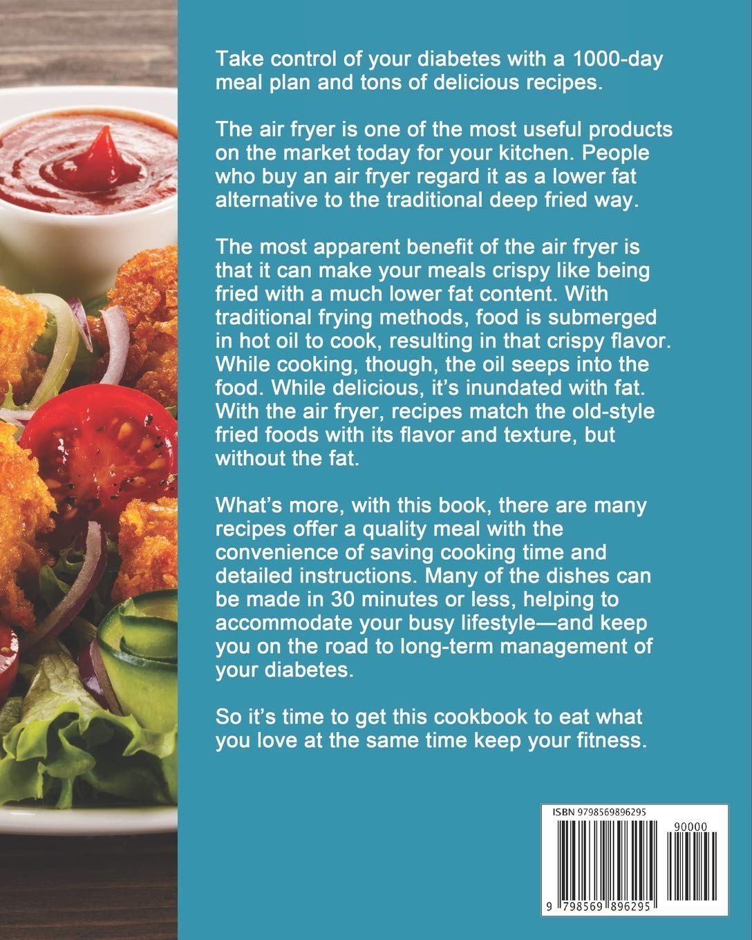 Healthy Diabetic Air Fryer Cookbook: 500 Easy Time-Saving Recipes for Crispy Fried Dishes | Low-Carb & Sugar-Free Meals | Perfect for Diabetes Management & Family Dinners